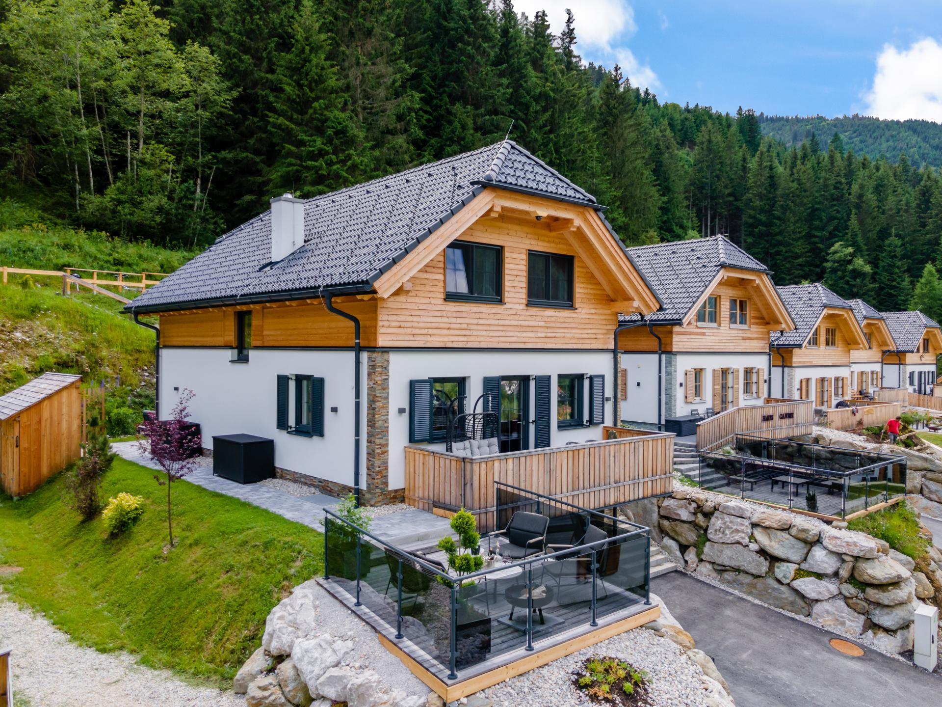 Luxe chalet met hottub en sauna, 50m van de skipiste in Steiermark - foto 1