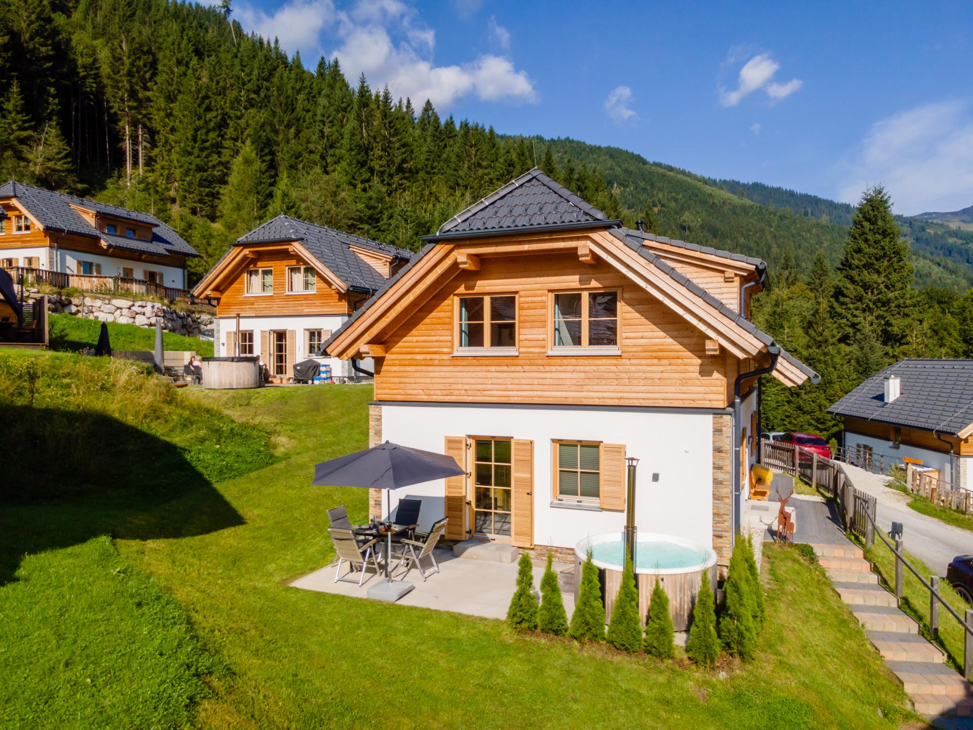 Vrijstaand chalet met sauna en hottub direct aan de piste in Donnersbachwald - foto 41