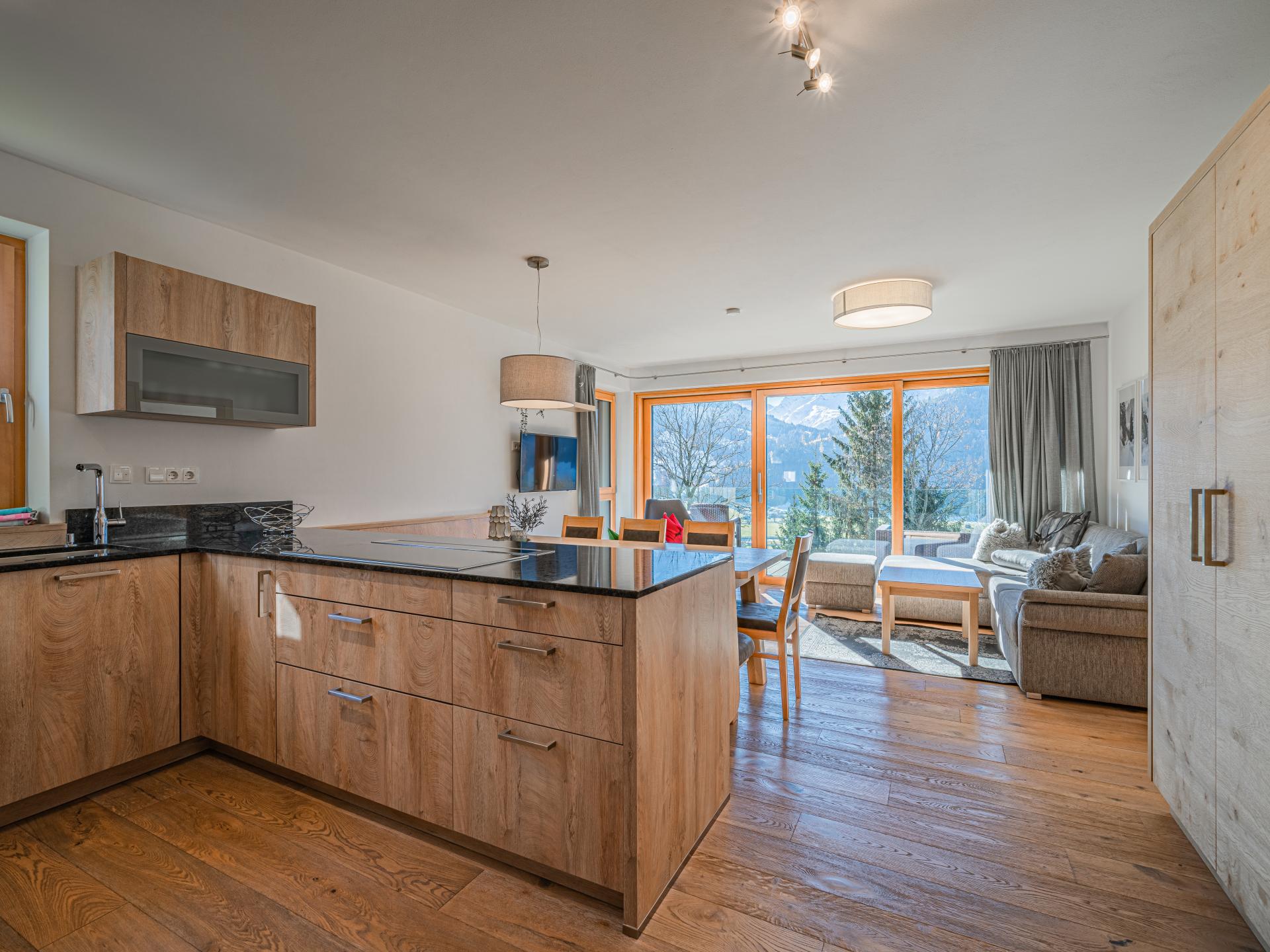 Ruim appartement voor 8 met sauna en panoramisch uitzicht in Hollersbach - foto 9