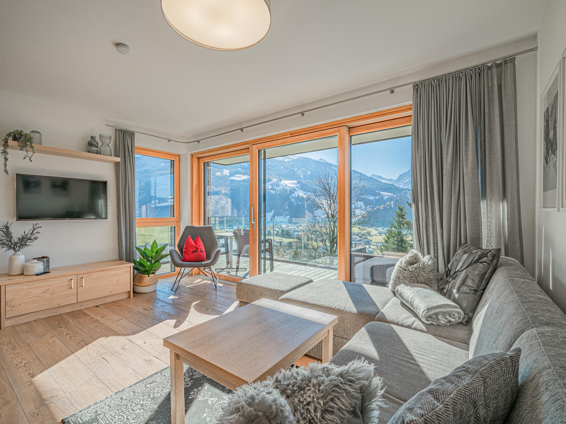 Ruim appartement voor 8 met sauna en panoramisch uitzicht in Hollersbach - foto 2