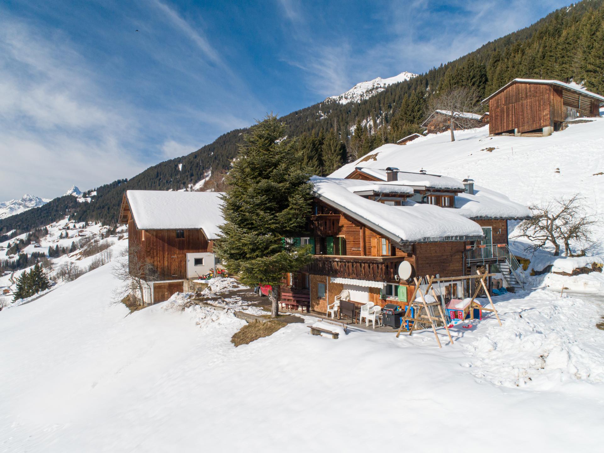 200 jaar oud alpenappartement met tuin en uitzicht in Silbertal - foto 28