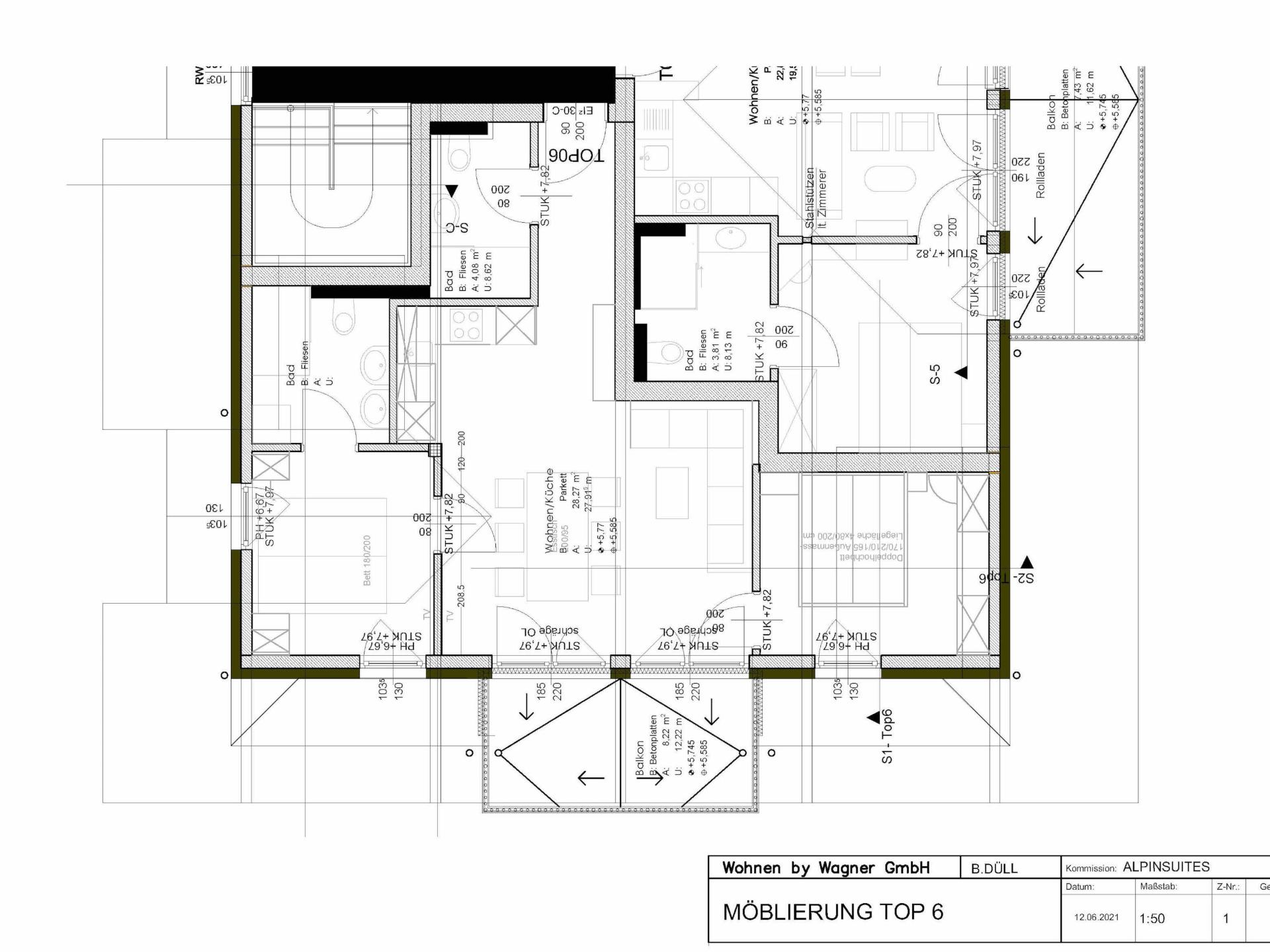 6-persoons penthouse aan de piste in het centrum van Kaprun - foto 26