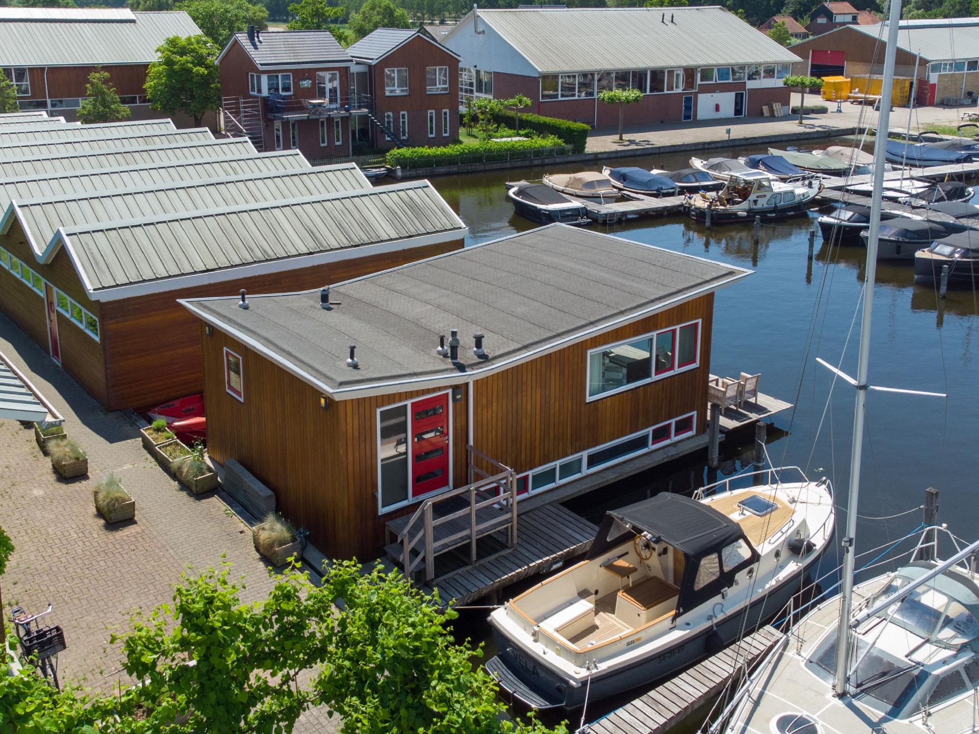 Moderne woonark aan het Uitgeestermeer met terras en jachthaven - foto 23