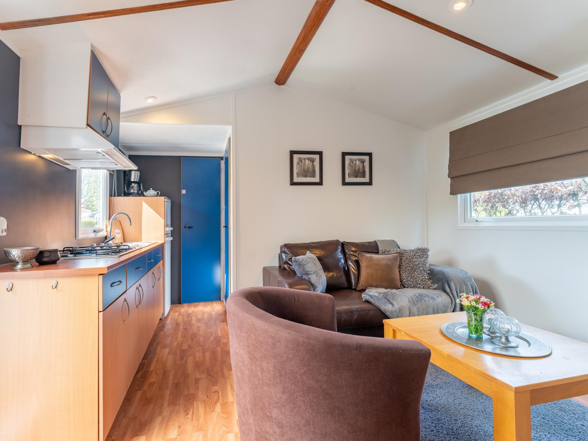 Knus chalet met gashaard op de Veluwe, nabij het water - foto 3
