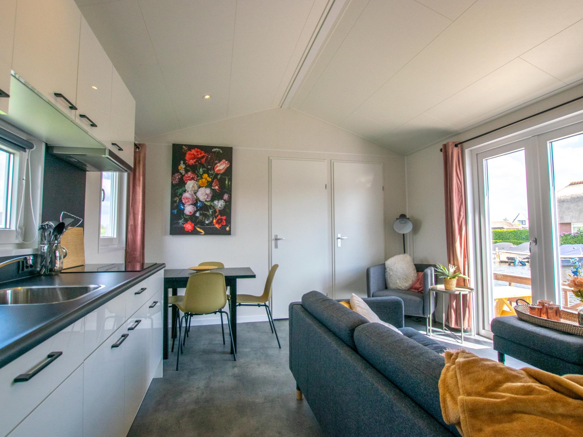 Modern chalet met airco aan de Loosdrechtse Plassen, 4 personen - foto 4