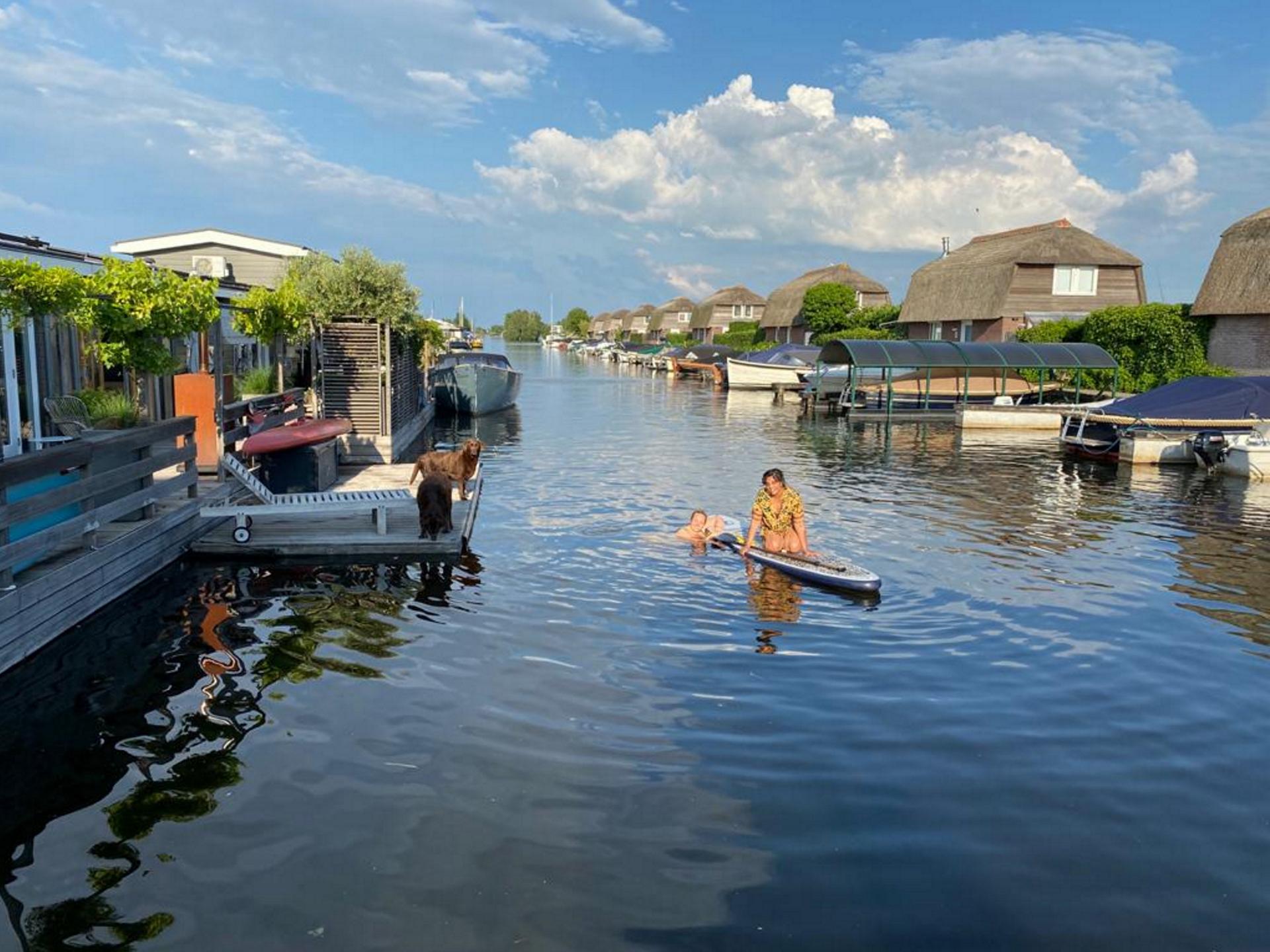 Chalet aan het water met zwemtrap en privéterras in Breukelen - foto 22