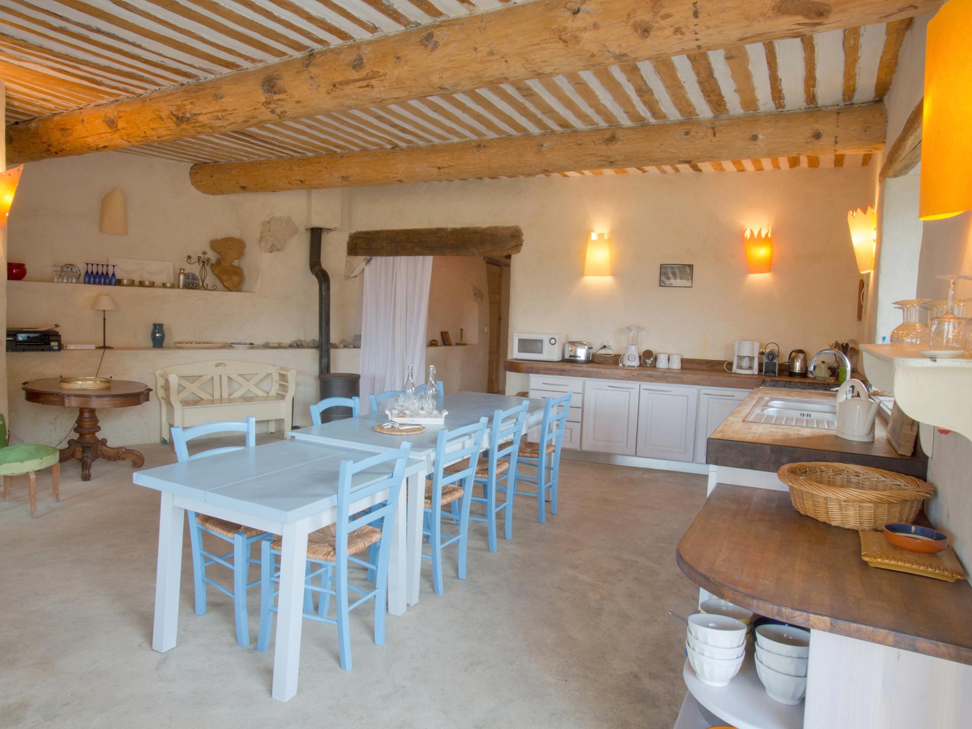 8-persoons karakteristiek vakantiehuis met zwembad in Montaulieu - foto 7