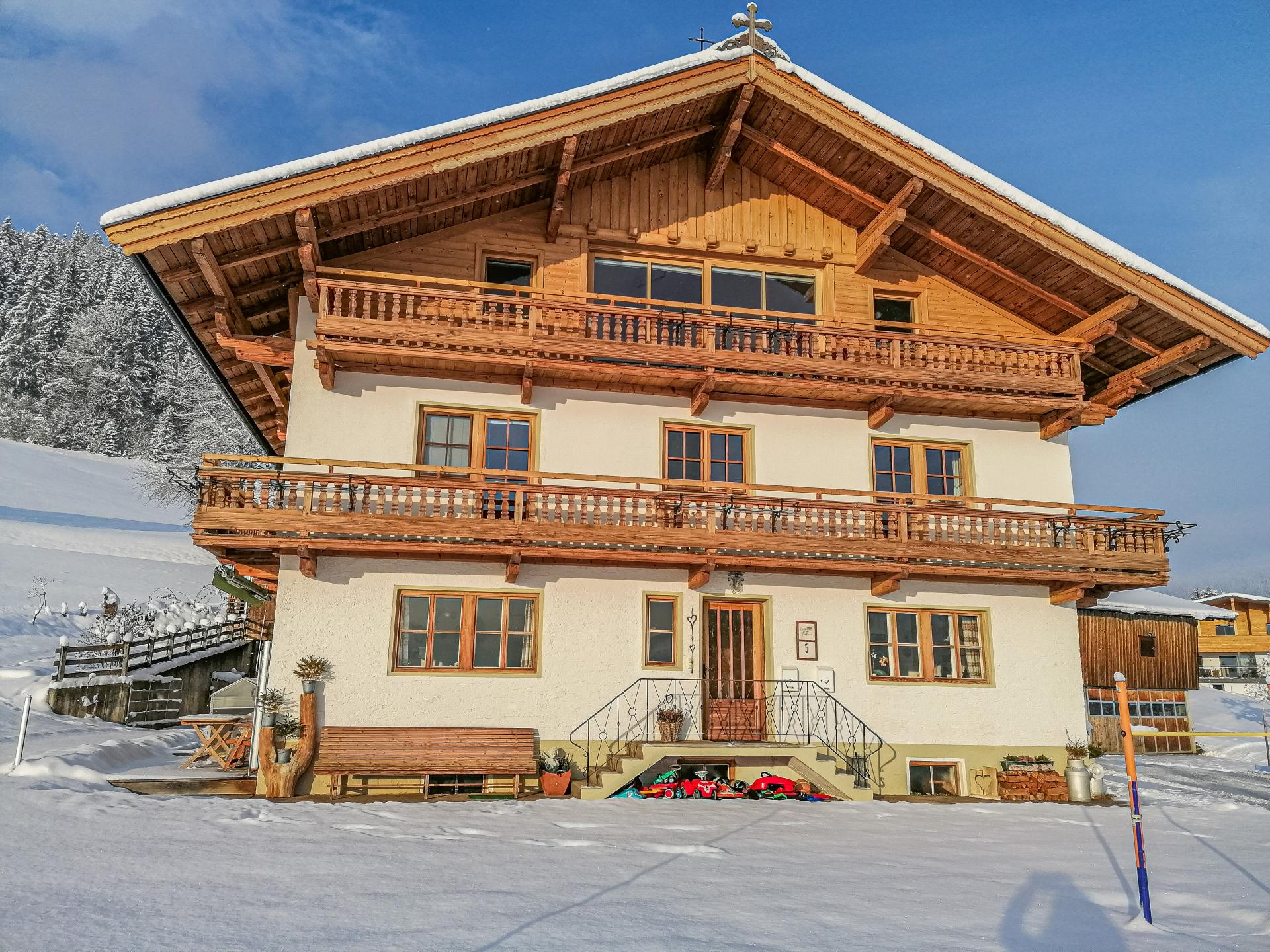 Ruim appartement op boerderij met panoramisch bergzicht in Hopfgarten - foto 22