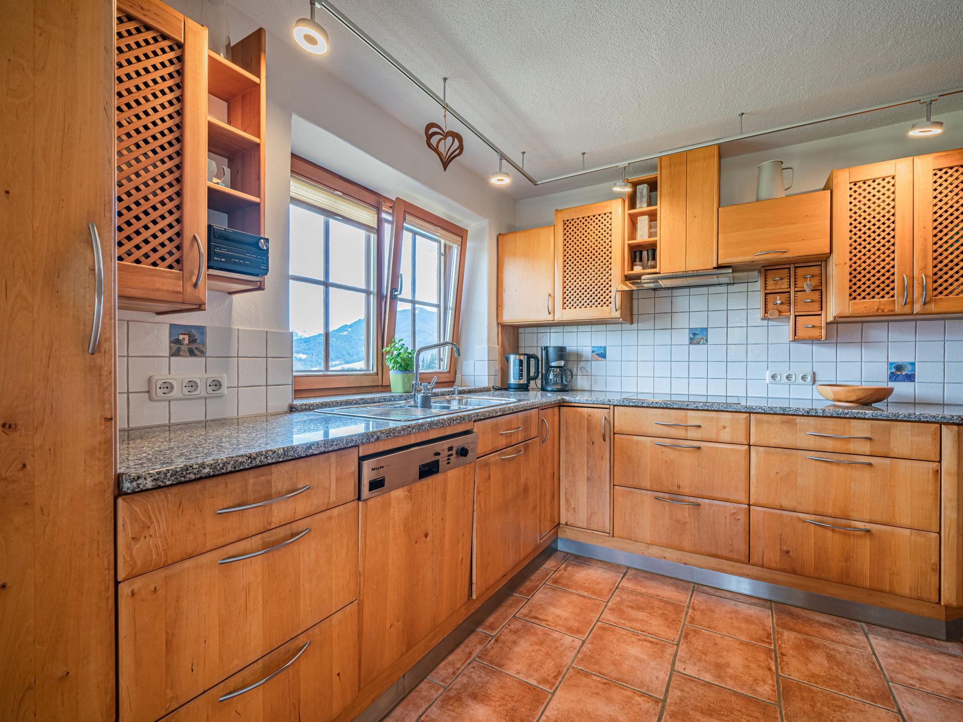 Ruim appartement op boerderij met panoramisch bergzicht in Hopfgarten - foto 7