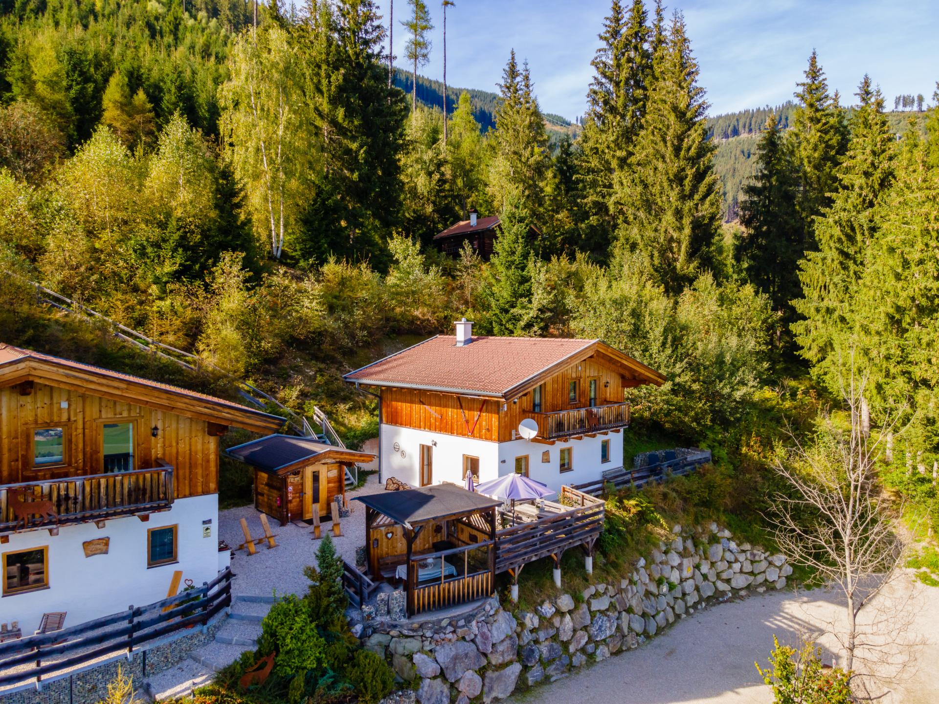 Vrijstaand chalet met sauna en panoramisch bergzicht in Piesendorf - foto 16