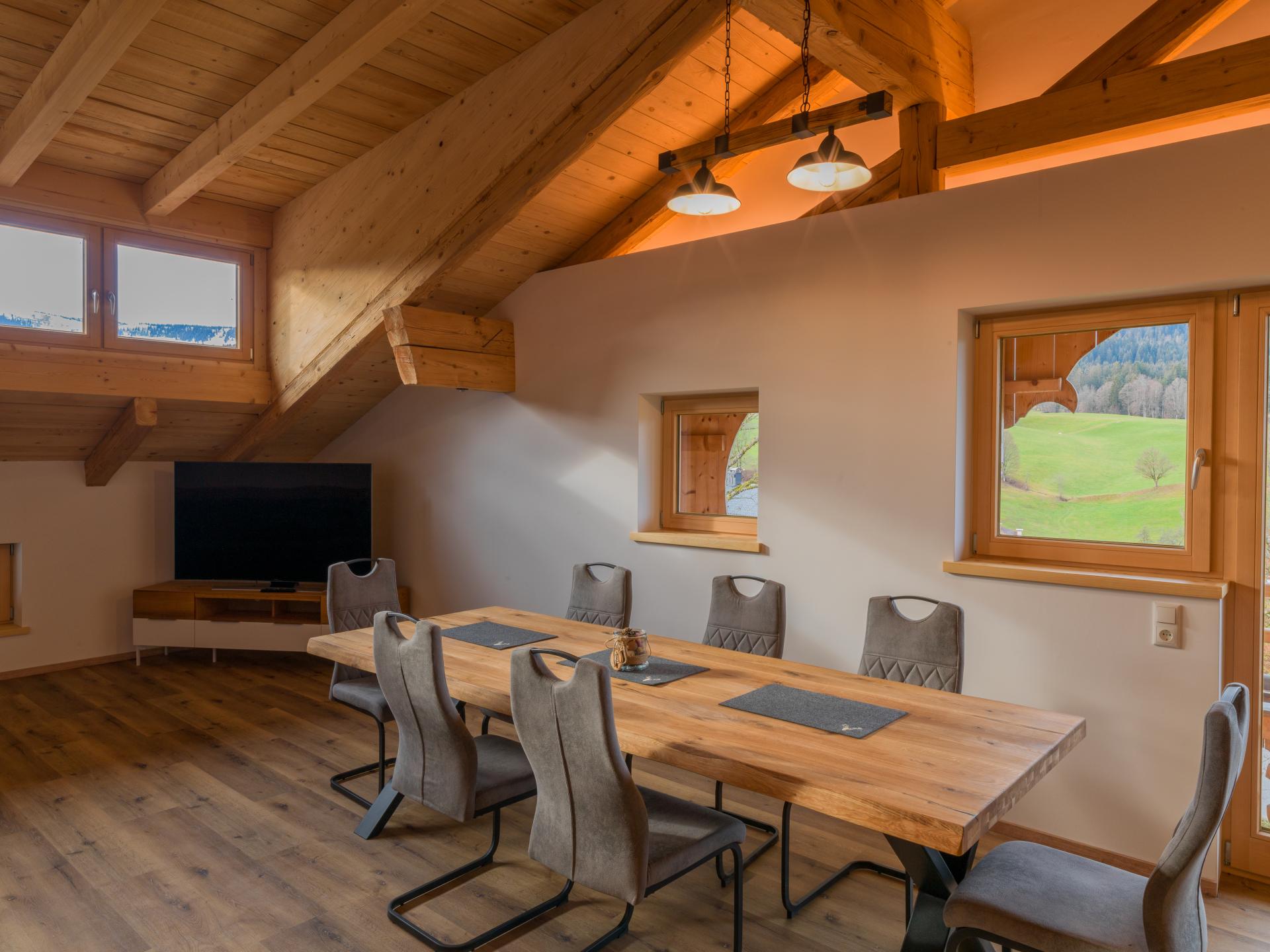 Ruime loft op Tiroler boerderij met panoramisch uitzicht aan de piste - foto 6