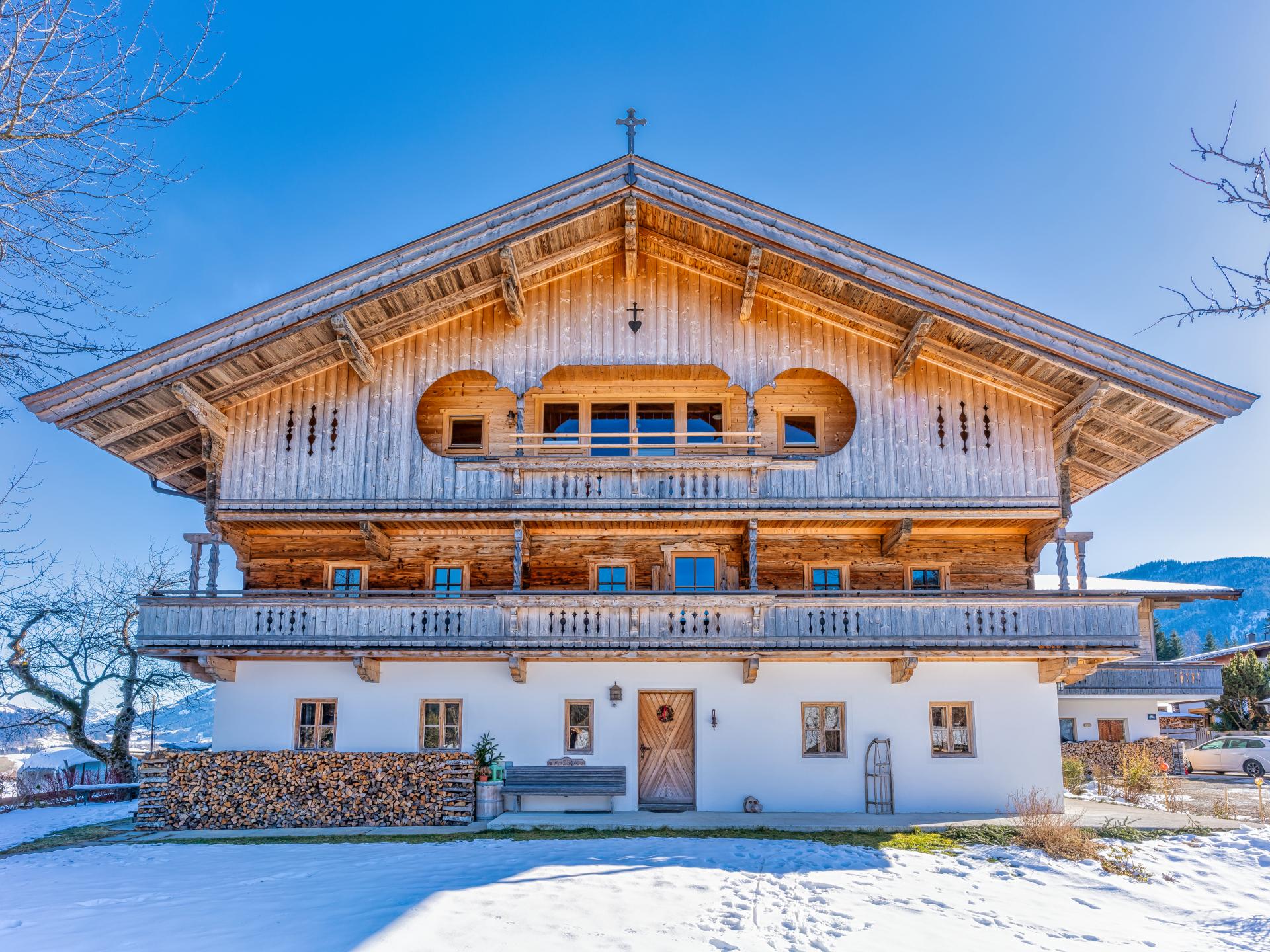 Ruime loft op Tiroler boerderij met panoramisch uitzicht aan de piste - foto 31