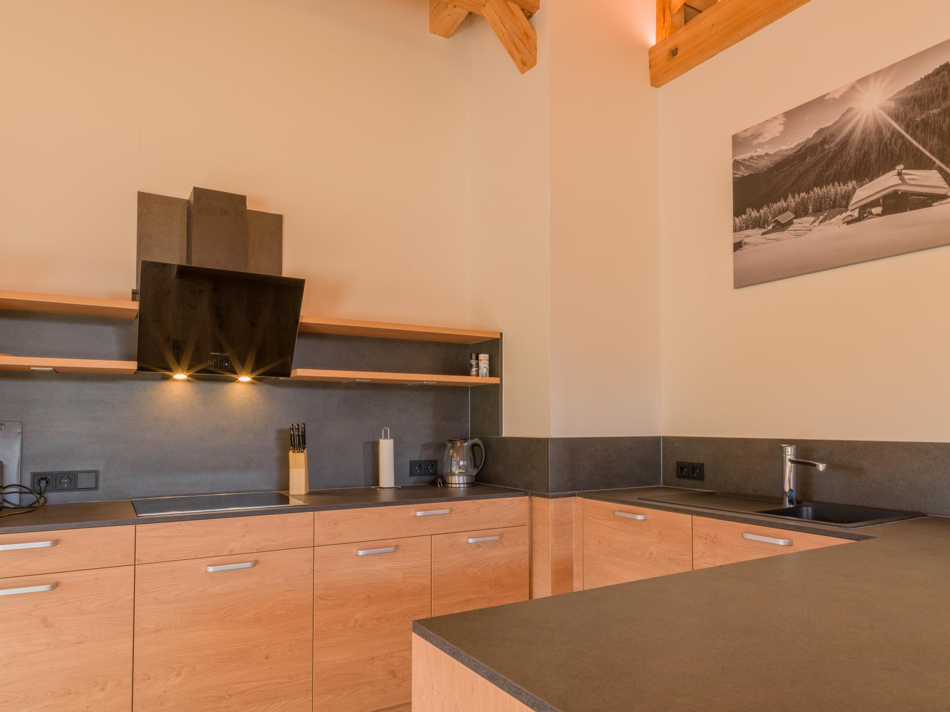 Ruime loft op Tiroler boerderij met panoramisch uitzicht aan de piste - foto 10