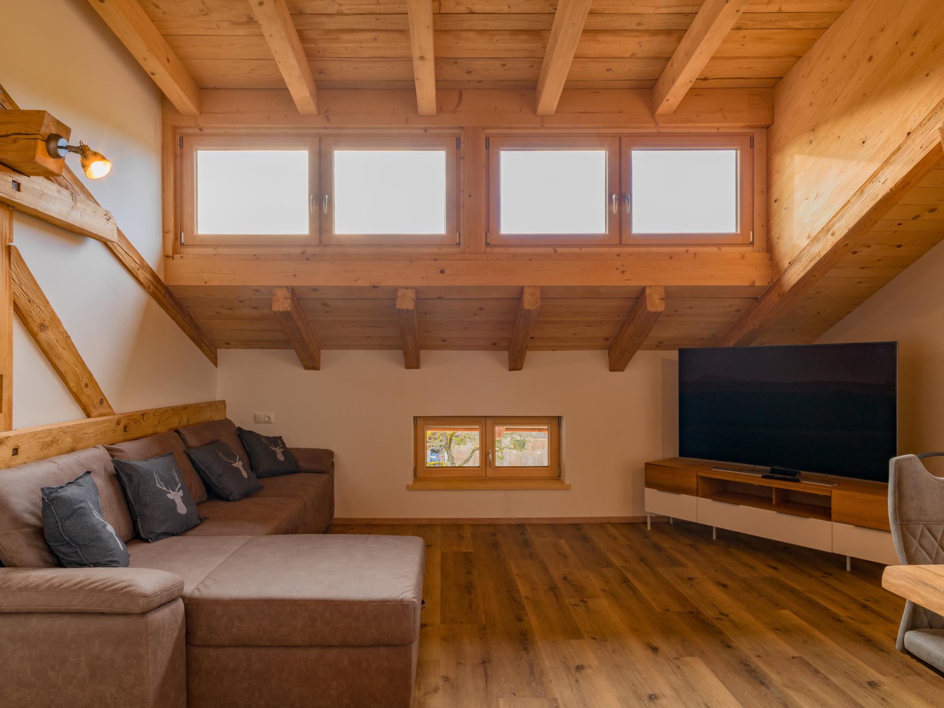 Ruime loft op Tiroler boerderij met panoramisch uitzicht aan de piste - foto 7