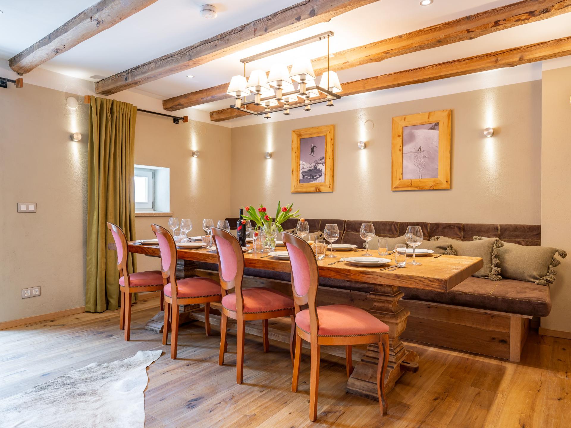 Artistiek groepshuis voor 26 personen met sauna, 150m van de piste - foto 3