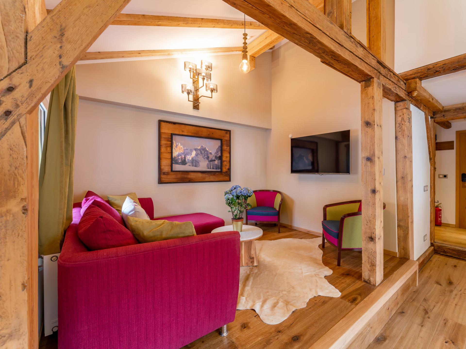 Artistiek groepshuis voor 26 personen met sauna, 150m van de piste - foto 8