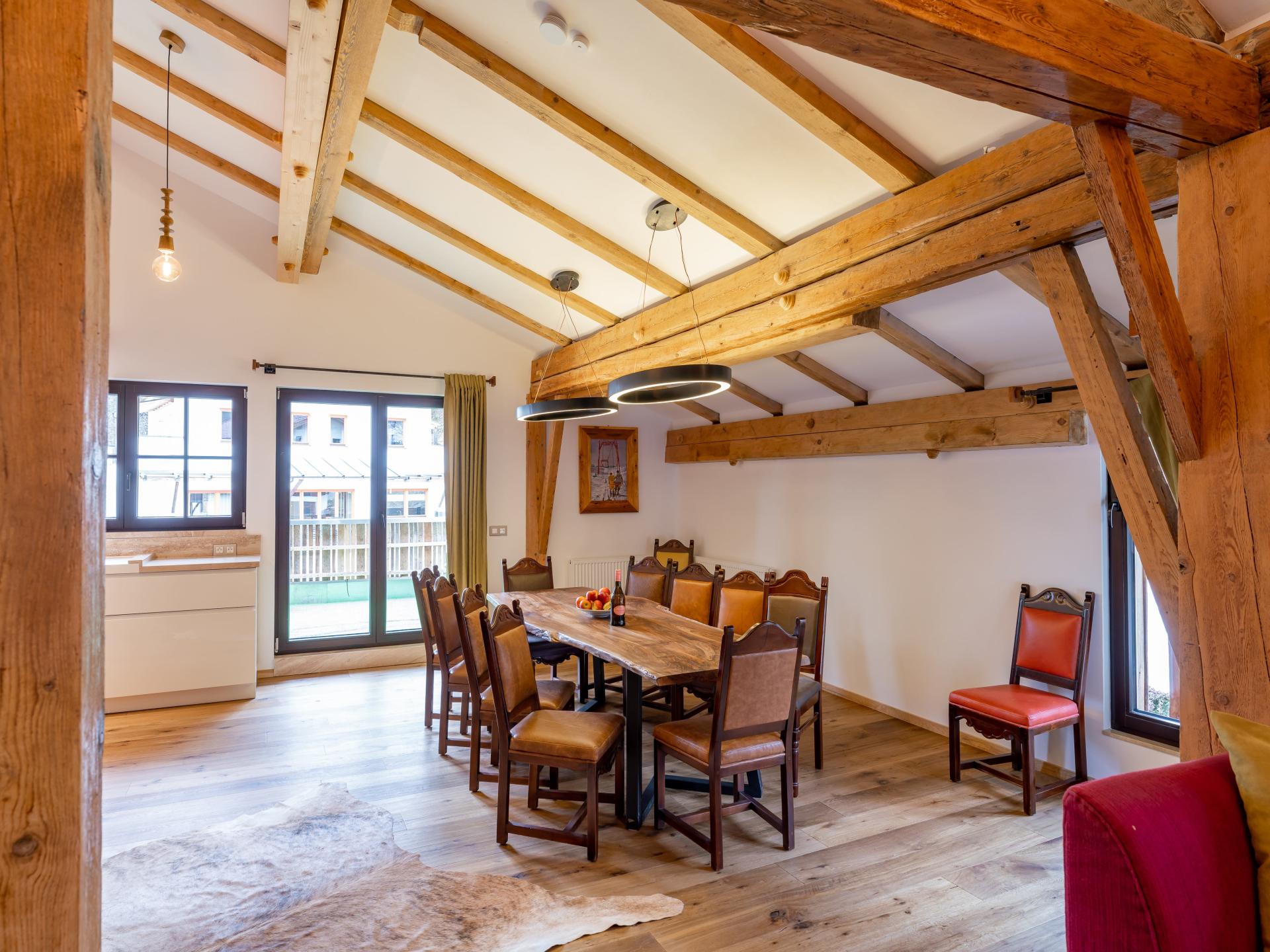 Artistiek groepshuis voor 26 personen met sauna, 150m van de piste - foto 10