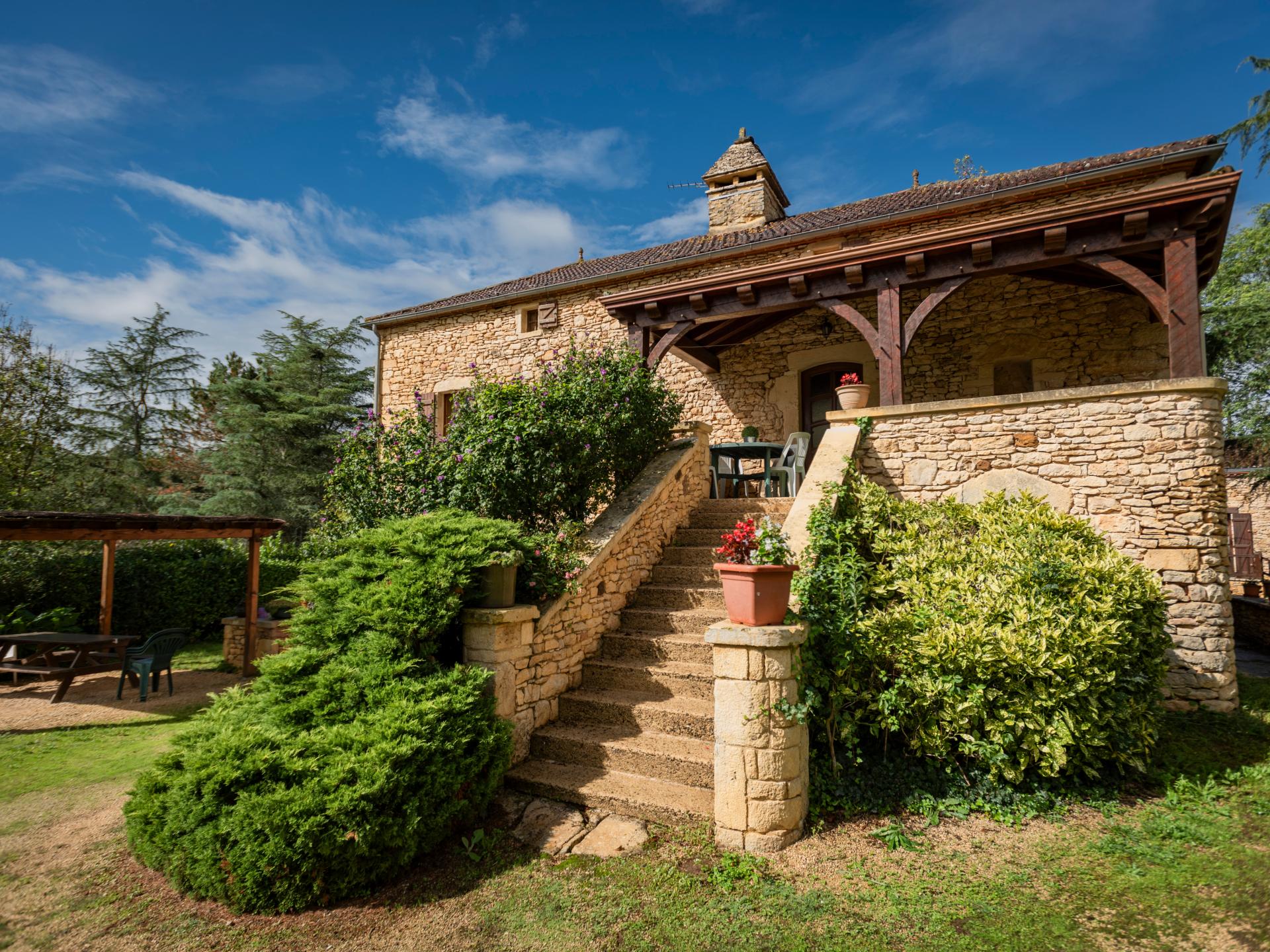 Vrijstaand vakantiehuis met visvijver in Prats du Périgord - foto 33
