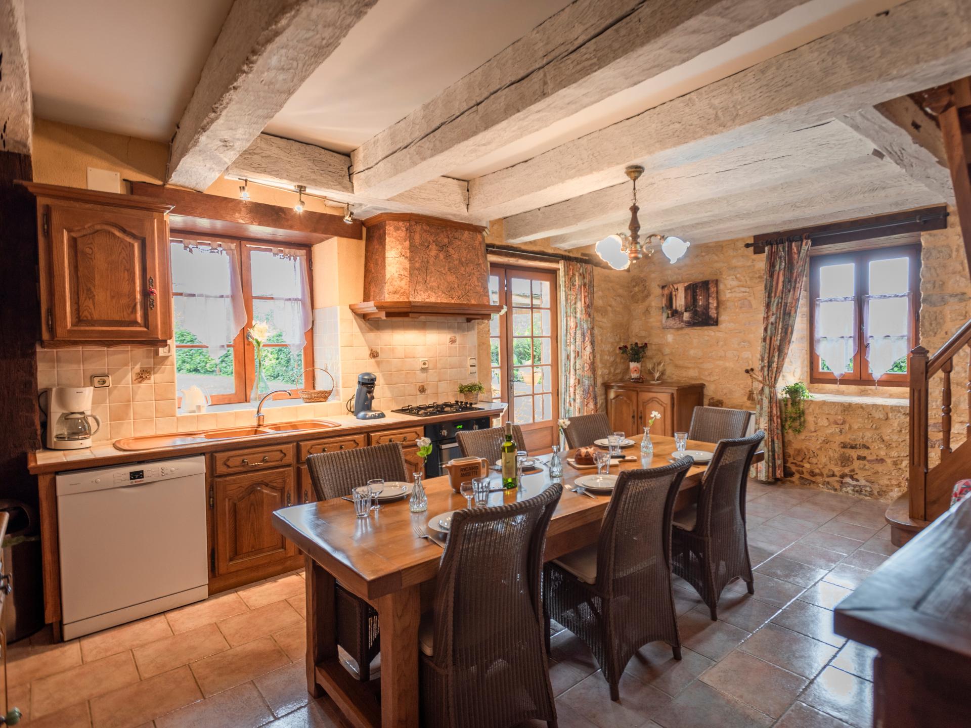 Vrijstaand vakantiehuis met visvijver in Prats du Périgord - foto 5