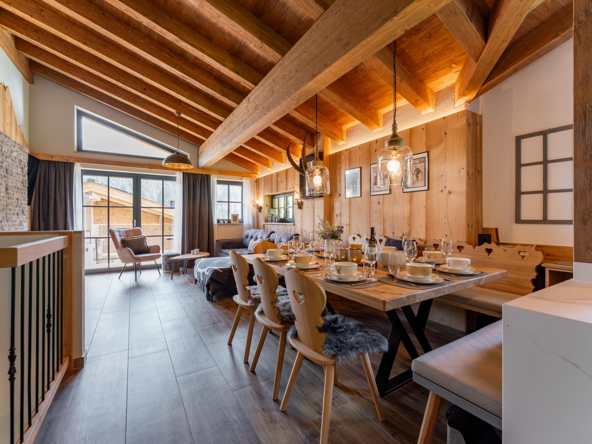 Luxe chalet voor 10 personen met sauna, direct aan de piste in Wagrain - foto 7