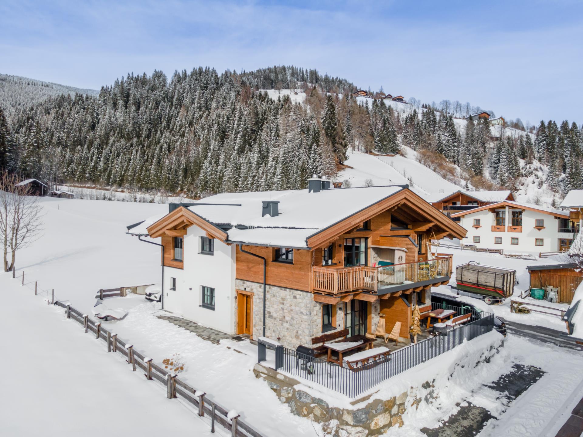 Luxe chalet voor 10 personen met sauna, direct aan de piste in Wagrain - foto 49