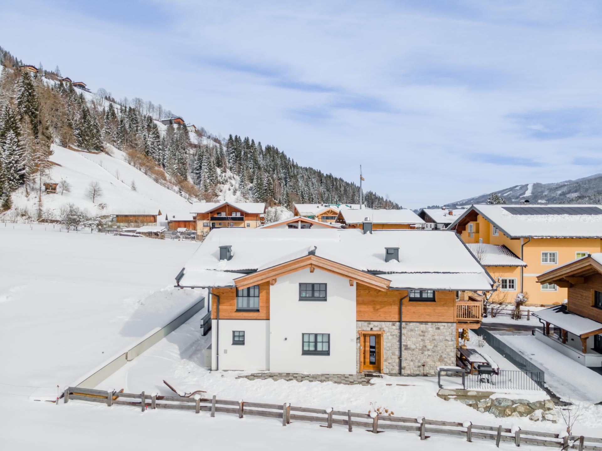 Luxe chalet voor 10 personen met sauna, direct aan de piste in Wagrain - foto 45