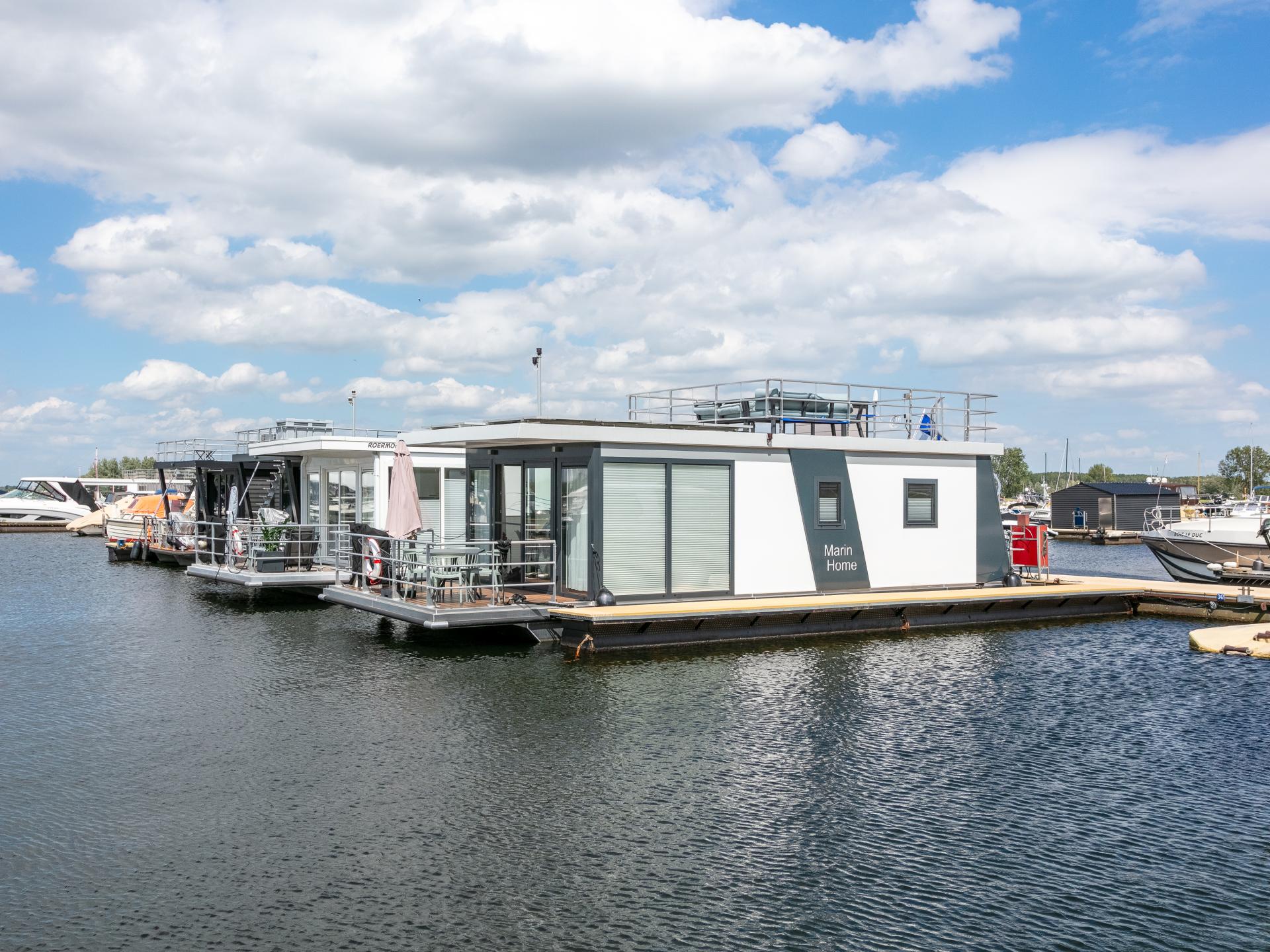 Woonboot met dakterras in schilderachtige haven van Kerkdriel - foto 31