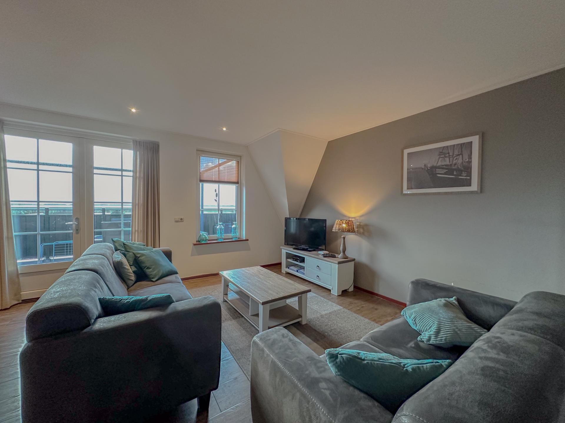 Op 750 m van het strand: ruim luxe appartement in centrum Westerland - foto 2