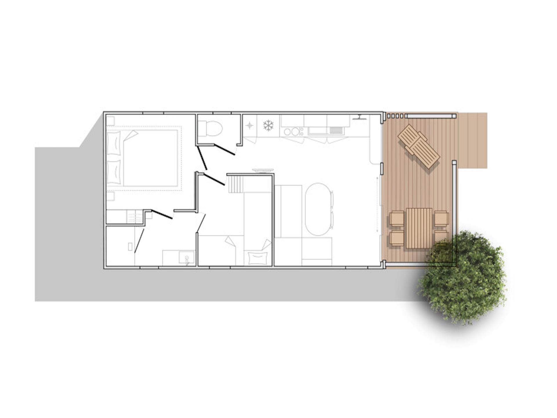 Luxe chalet op familiecamping, 750m van strand aan de Waddenzee - foto 9