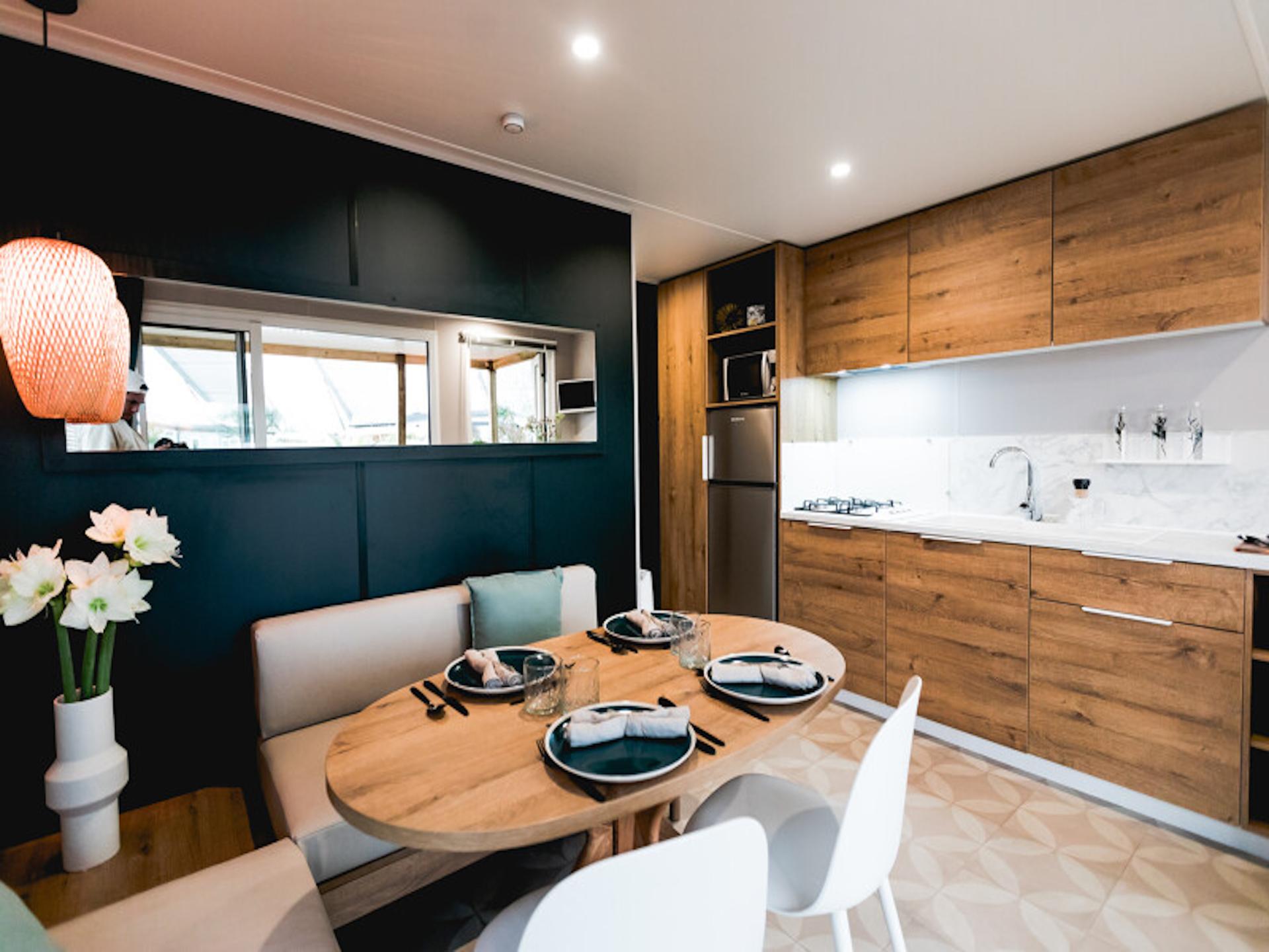 Luxe chalet op familiecamping, 750m van strand aan de Waddenzee - foto 3