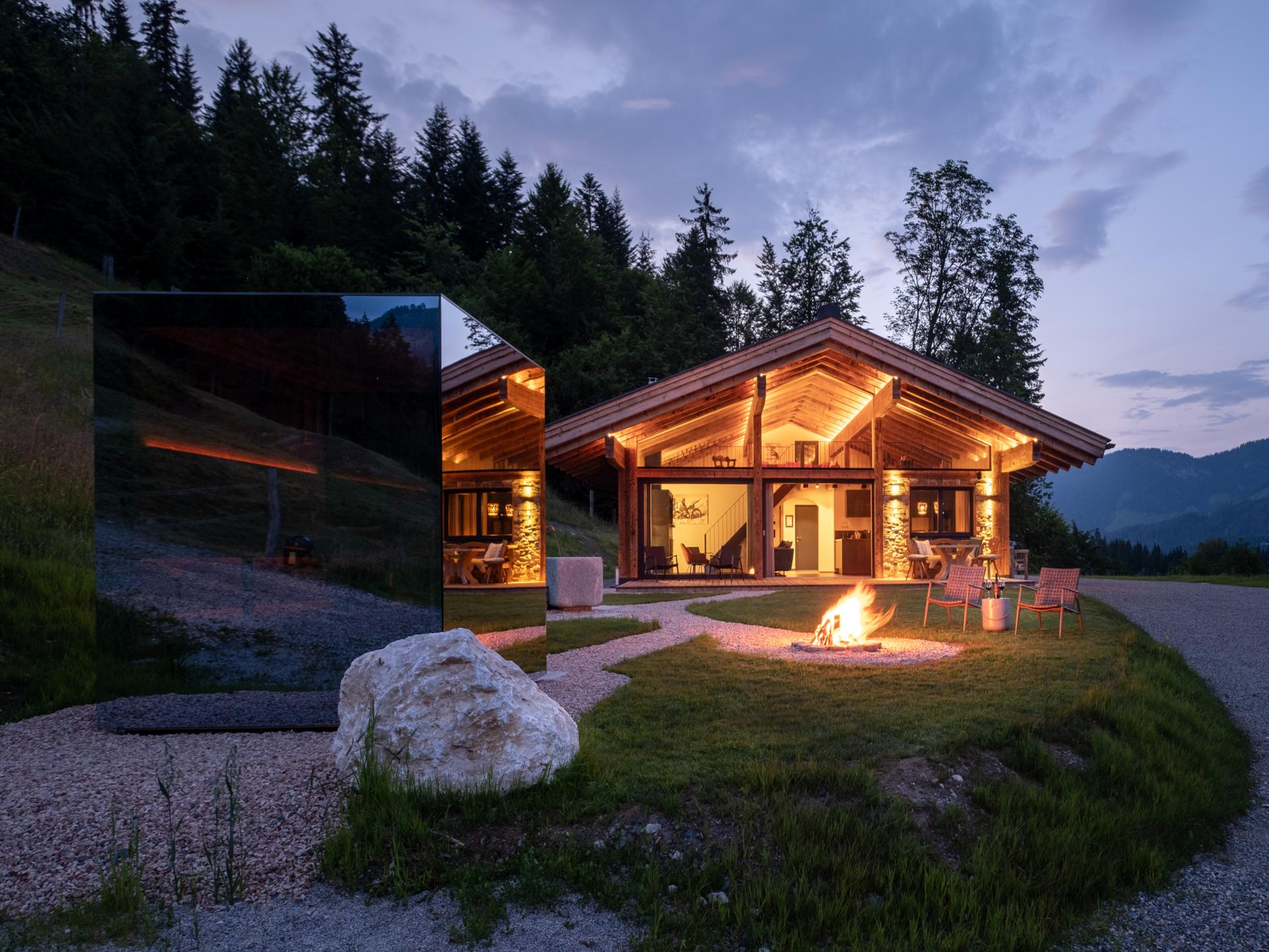 Luxe chalet in Sankt Johann met privé sauna en natuurlijke zwemvijver - foto 24