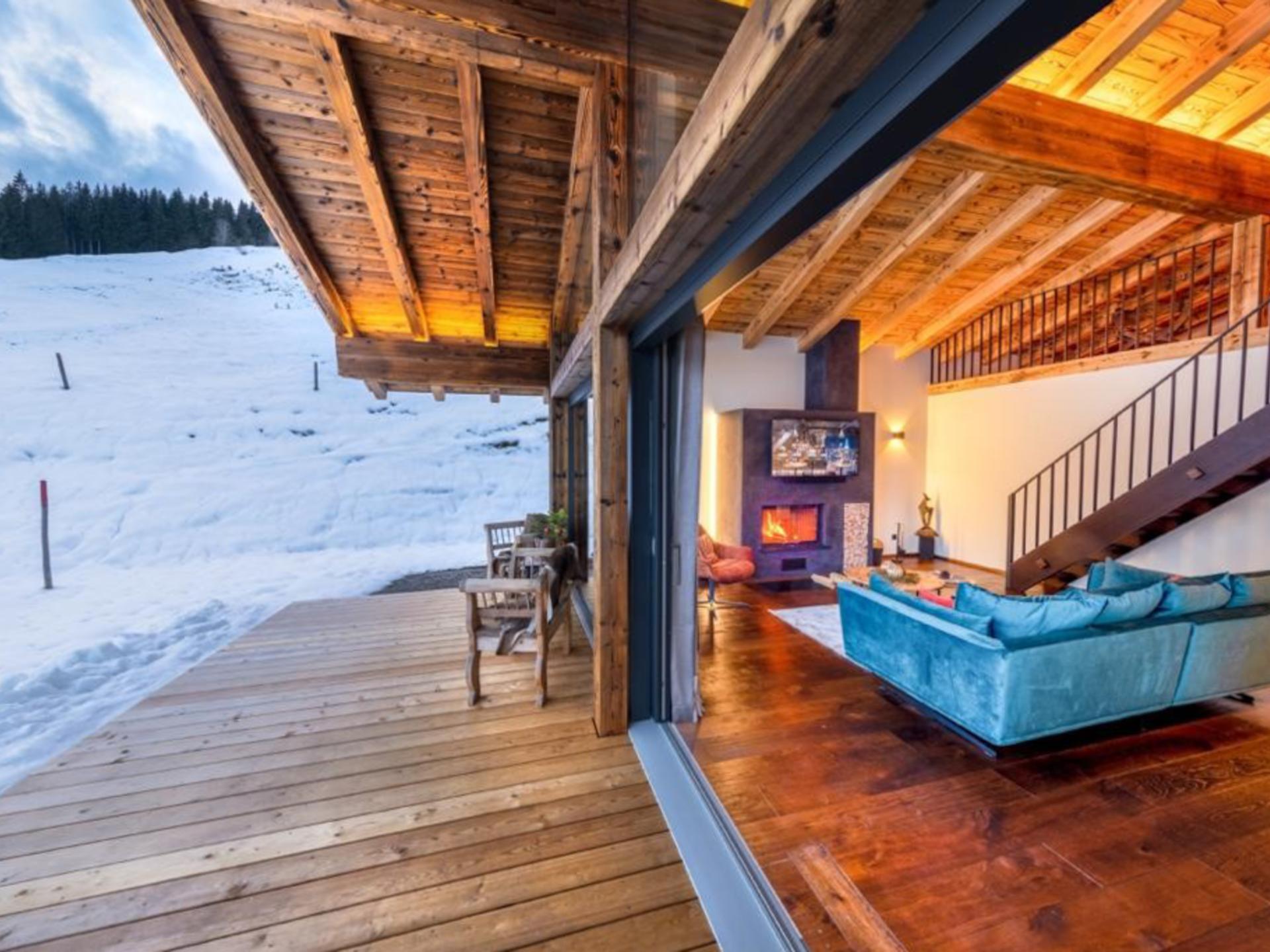 Luxe chalet in Sankt Johann met privé sauna en natuurlijke zwemvijver - foto 18