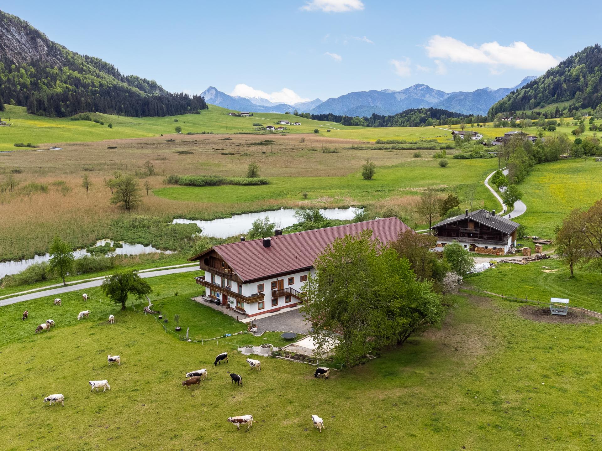 Ruim appartement op idyllische boerderij in Walchsee, vlakbij meer en skilift - foto 1