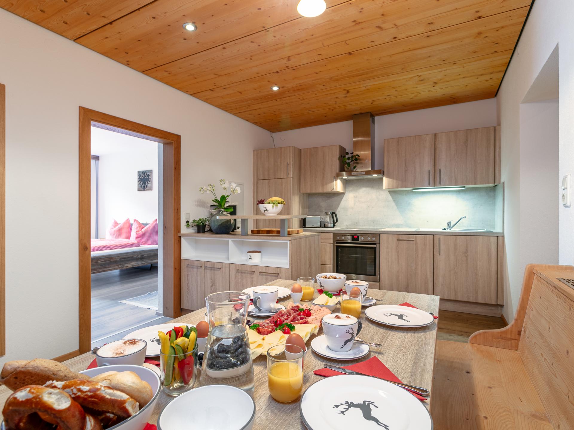 Ruim appartement op idyllische boerderij in Walchsee, vlakbij meer en skilift - foto 4
