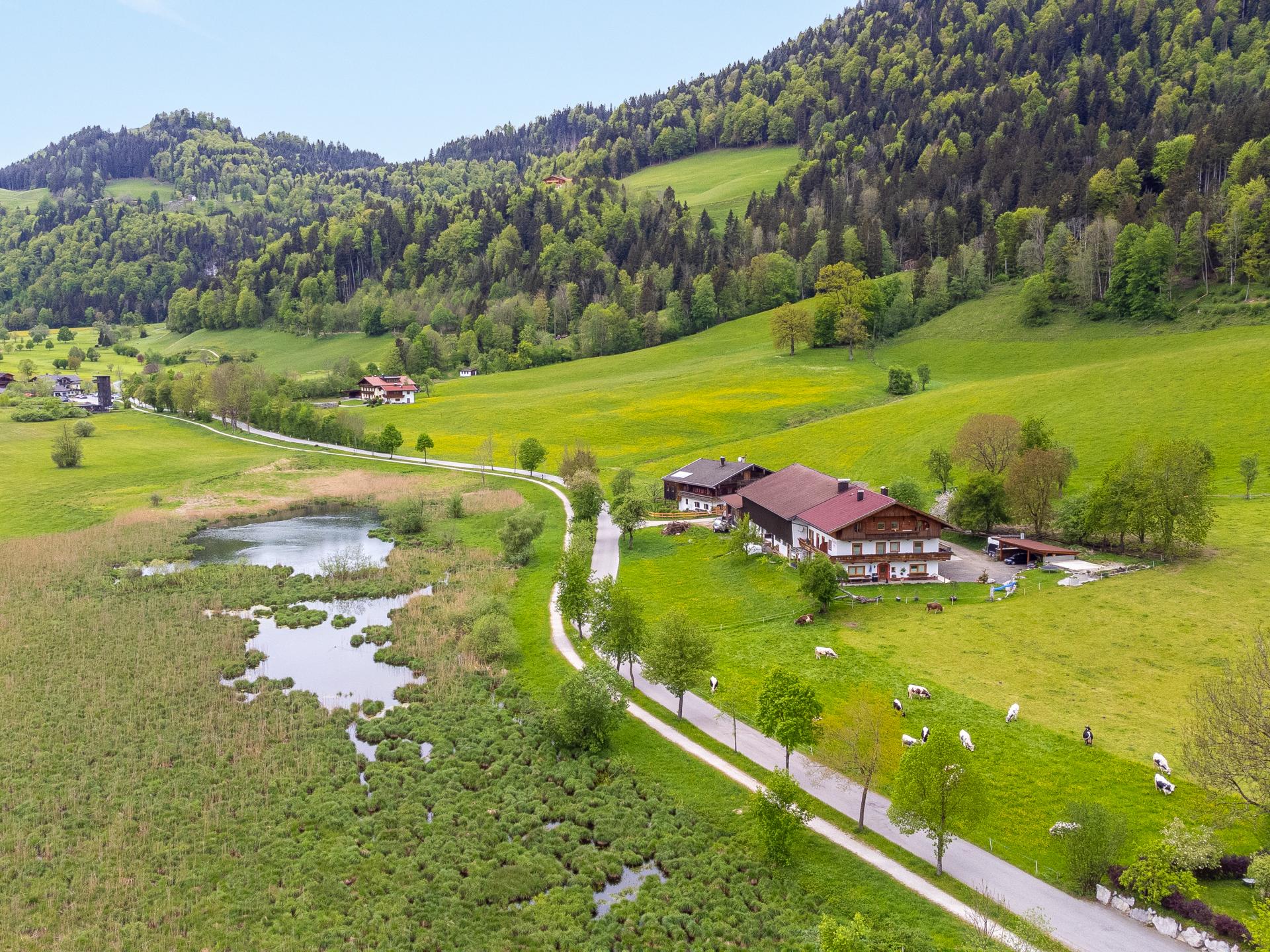 Ruim appartement op idyllische boerderij in Walchsee, vlakbij meer en skilift - foto 33