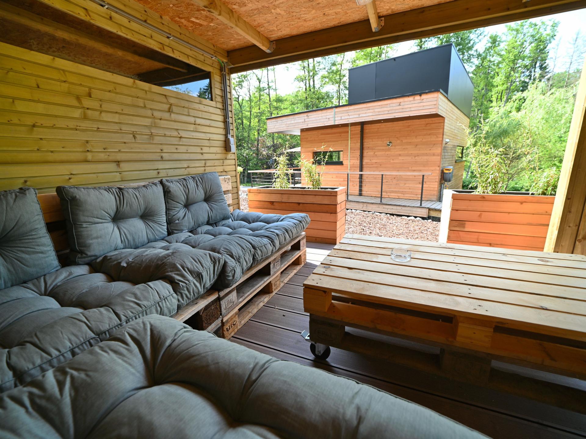 Vrijstaand ecovriendelijk vakantiehuis met hottub in Durbuy - foto 15