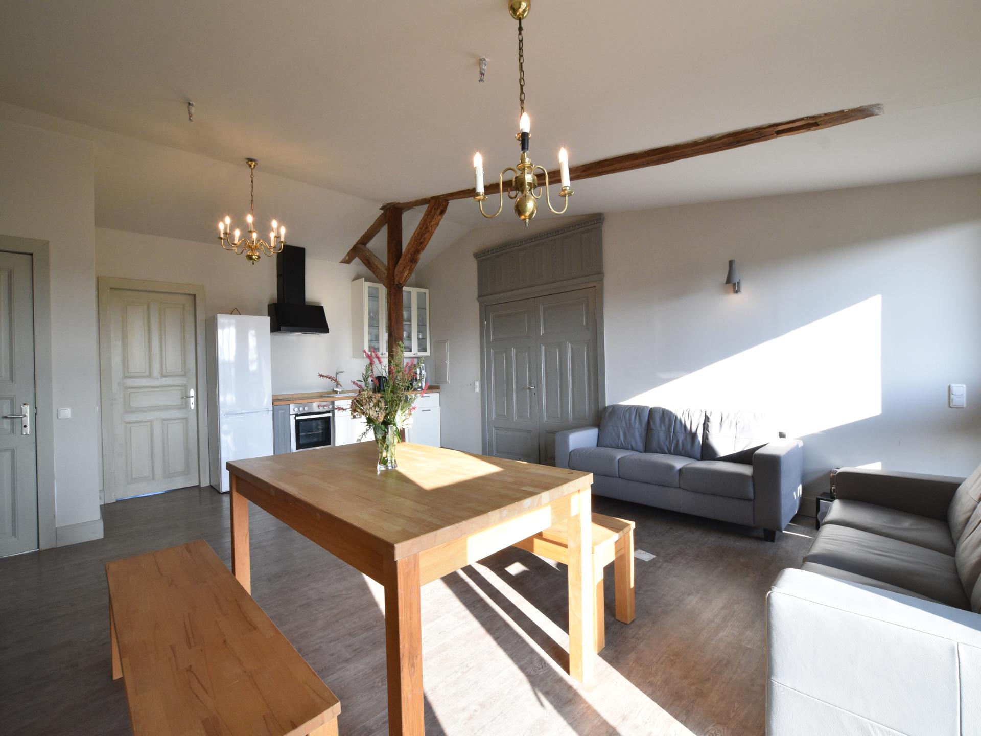 Groepsappartement op landgoed bij de Oostzee met uitzicht op bos en weide - foto 7