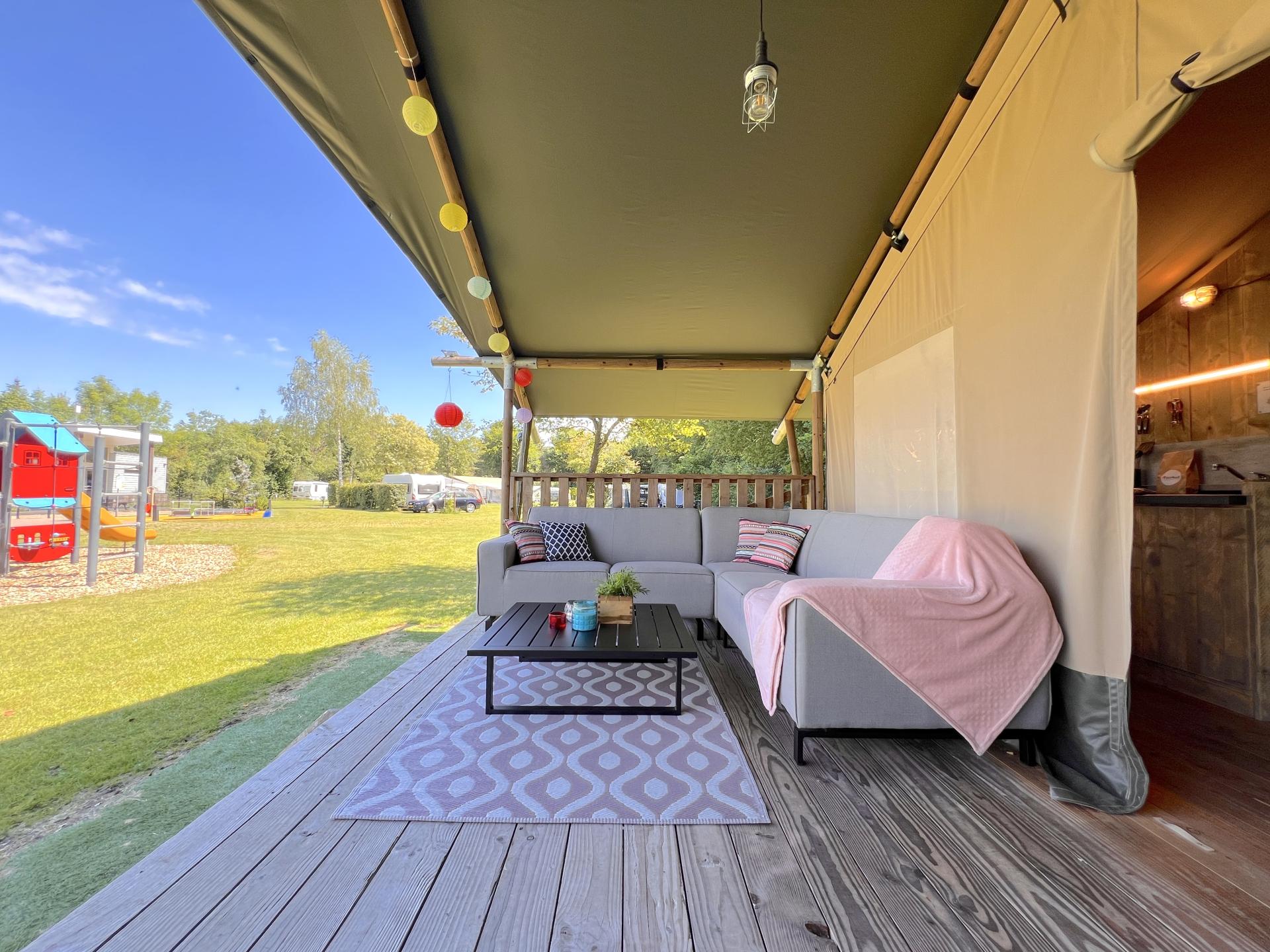 Luxe safaritent op sfeervol Veluws park, nabij bos en water - foto 4