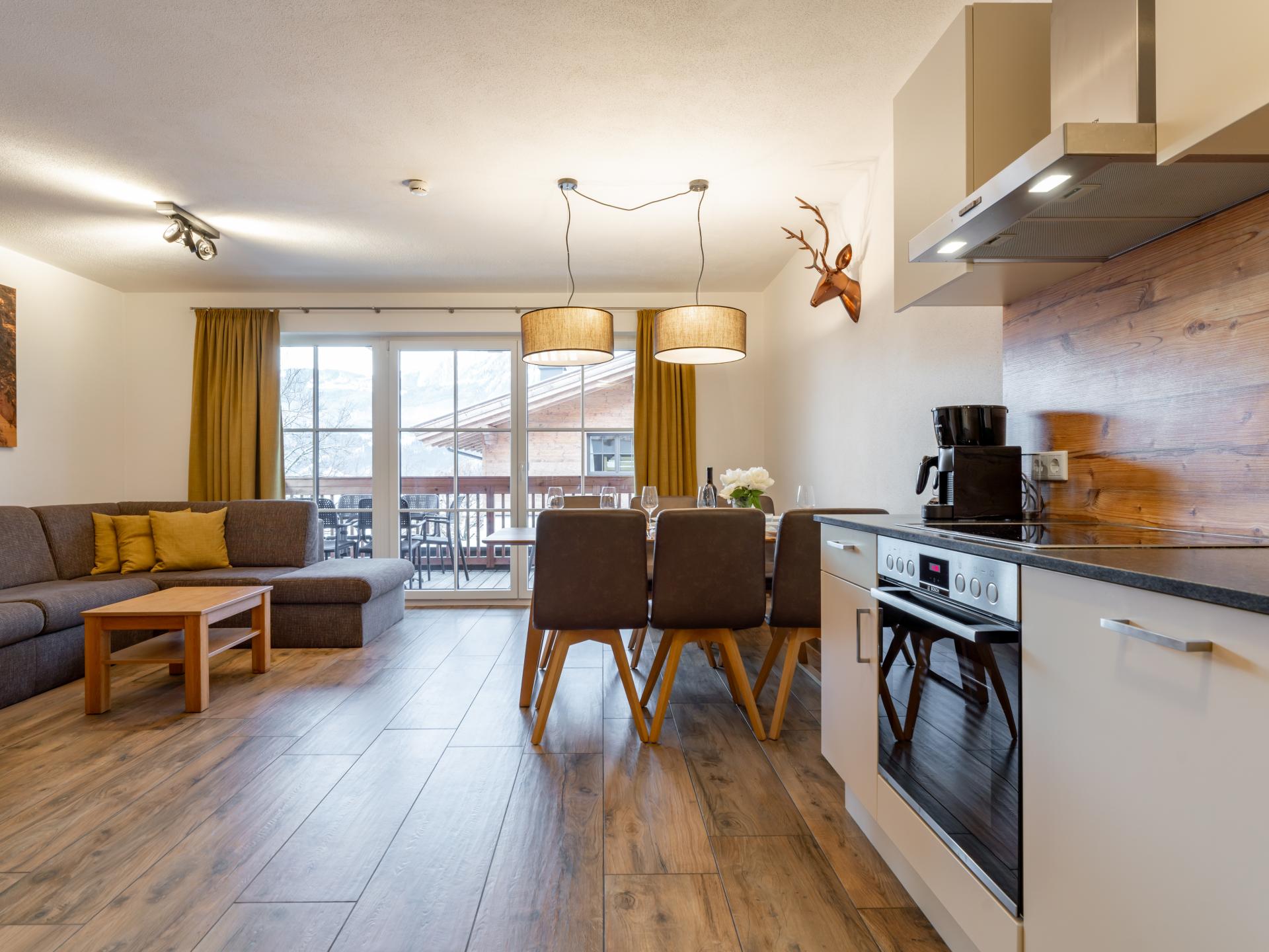 Aan de piste: Ruim appartement voor 6 personen in centrum Piesendorf - foto 7