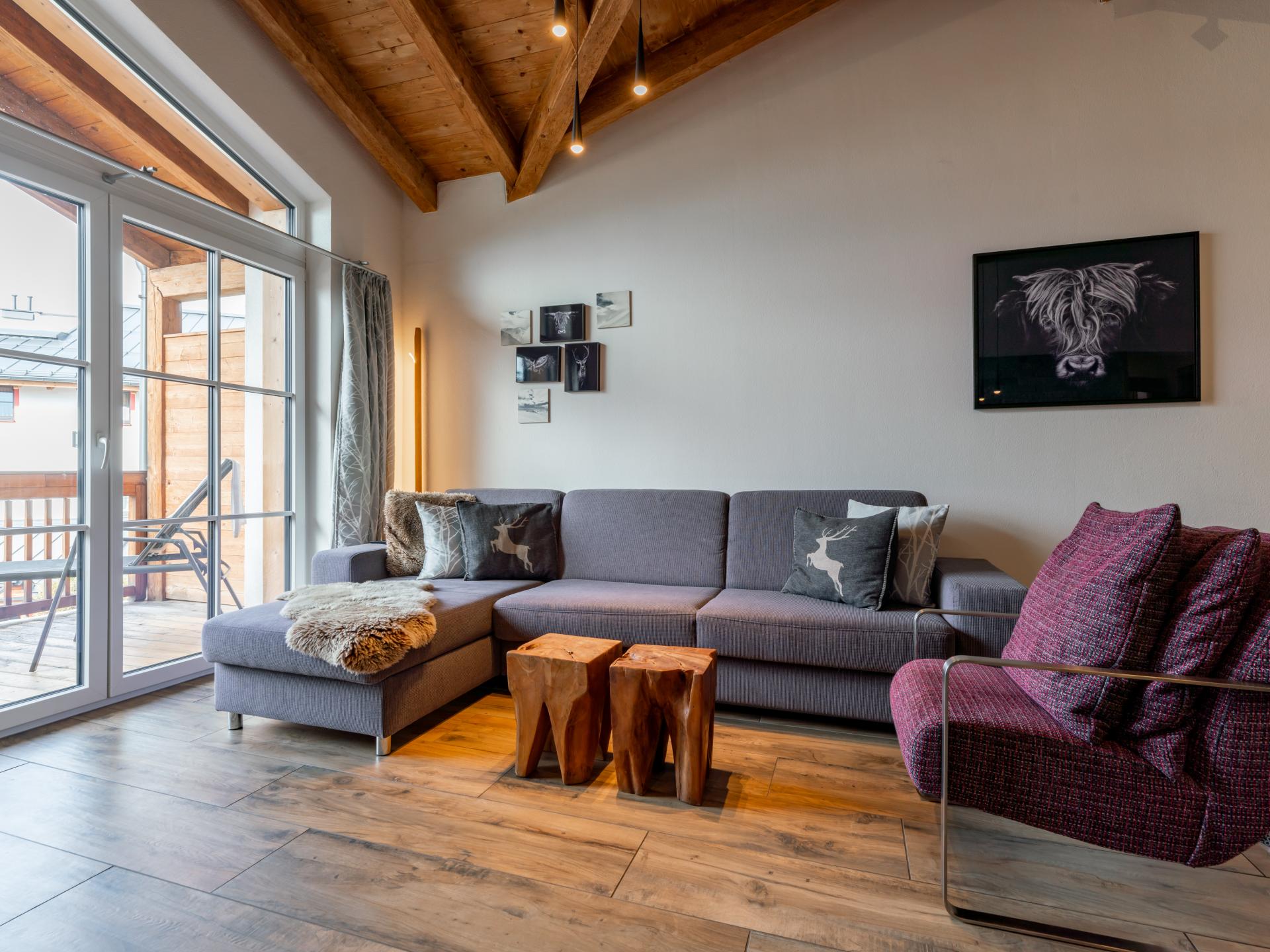 Stijlvol appartement in Piesendorf met gedeelde wellness, direct aan de piste - foto 2