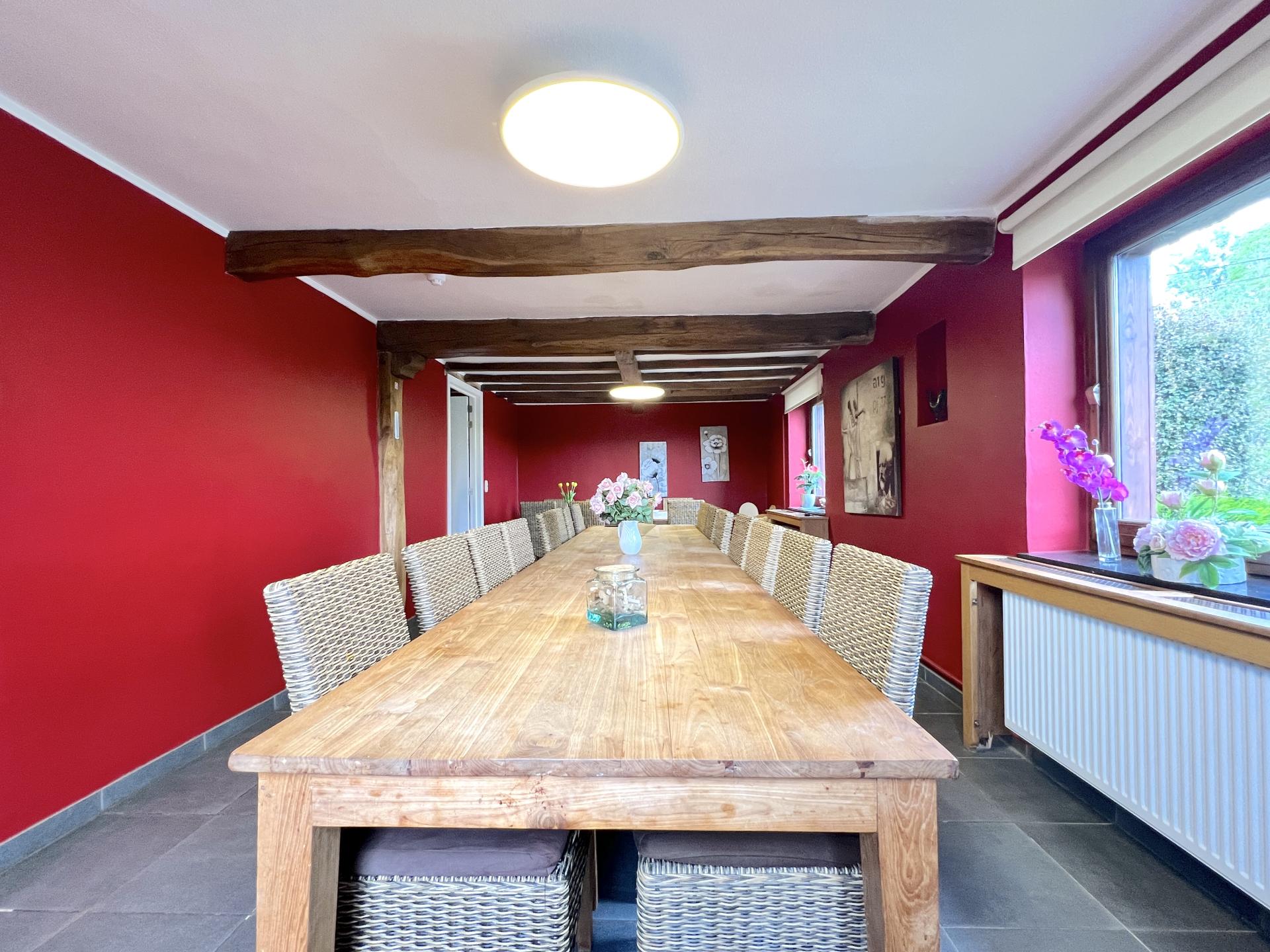 Groepswoning voor 15 in Malmedy met sauna, zwemspa en grote tuin - foto 13