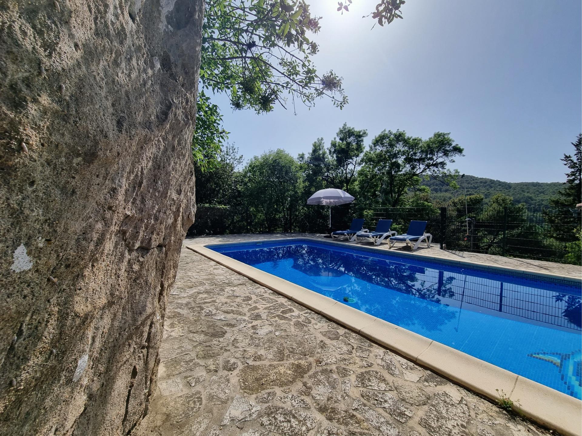 Vrijstaand vakantiehuis met privé zwembad in bosrijk Herault, 10 personen - foto 4