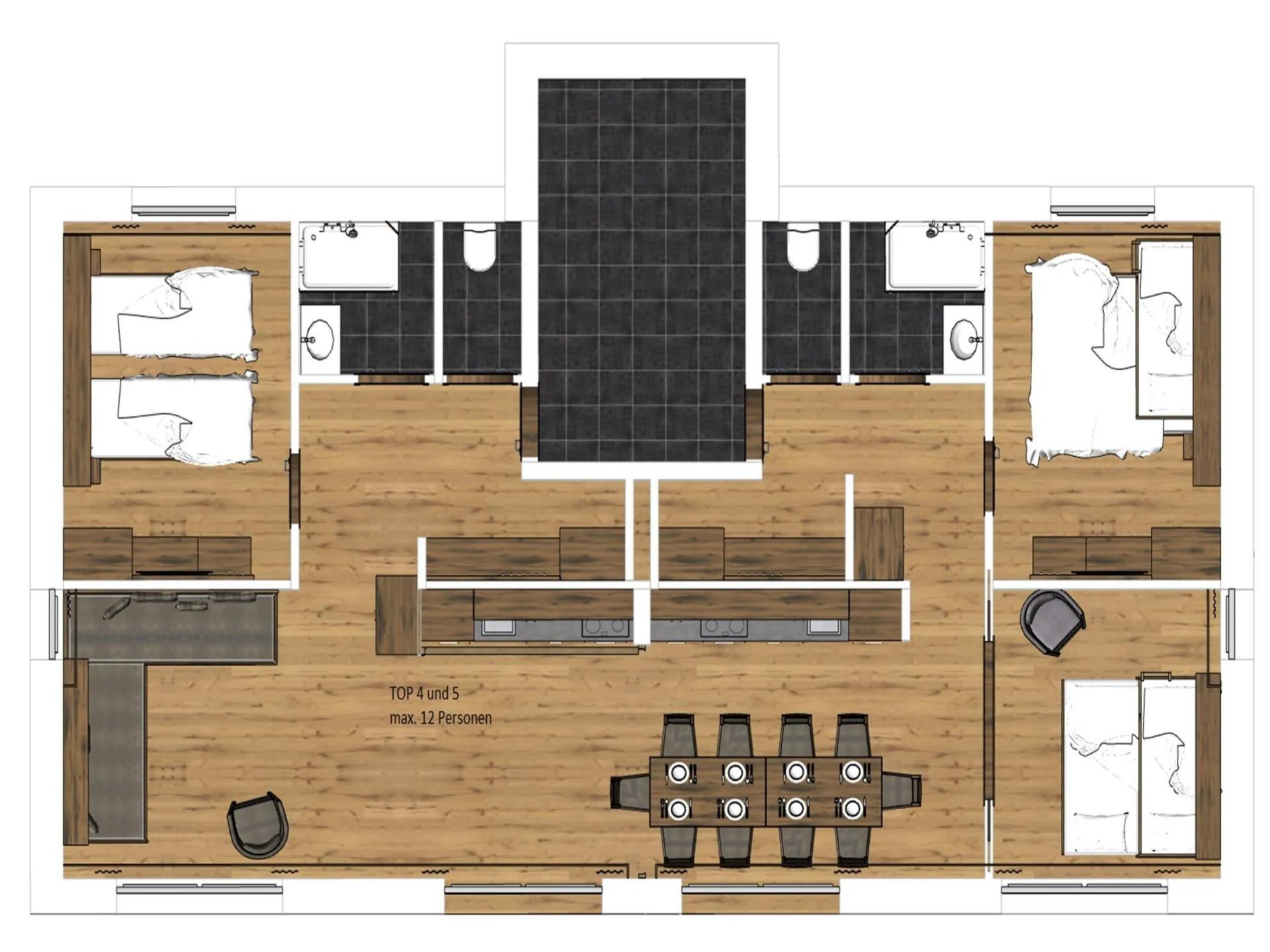 Dubbel appartement met vide voor 16 personen bij Kaprun, Salzburgerland - foto 34