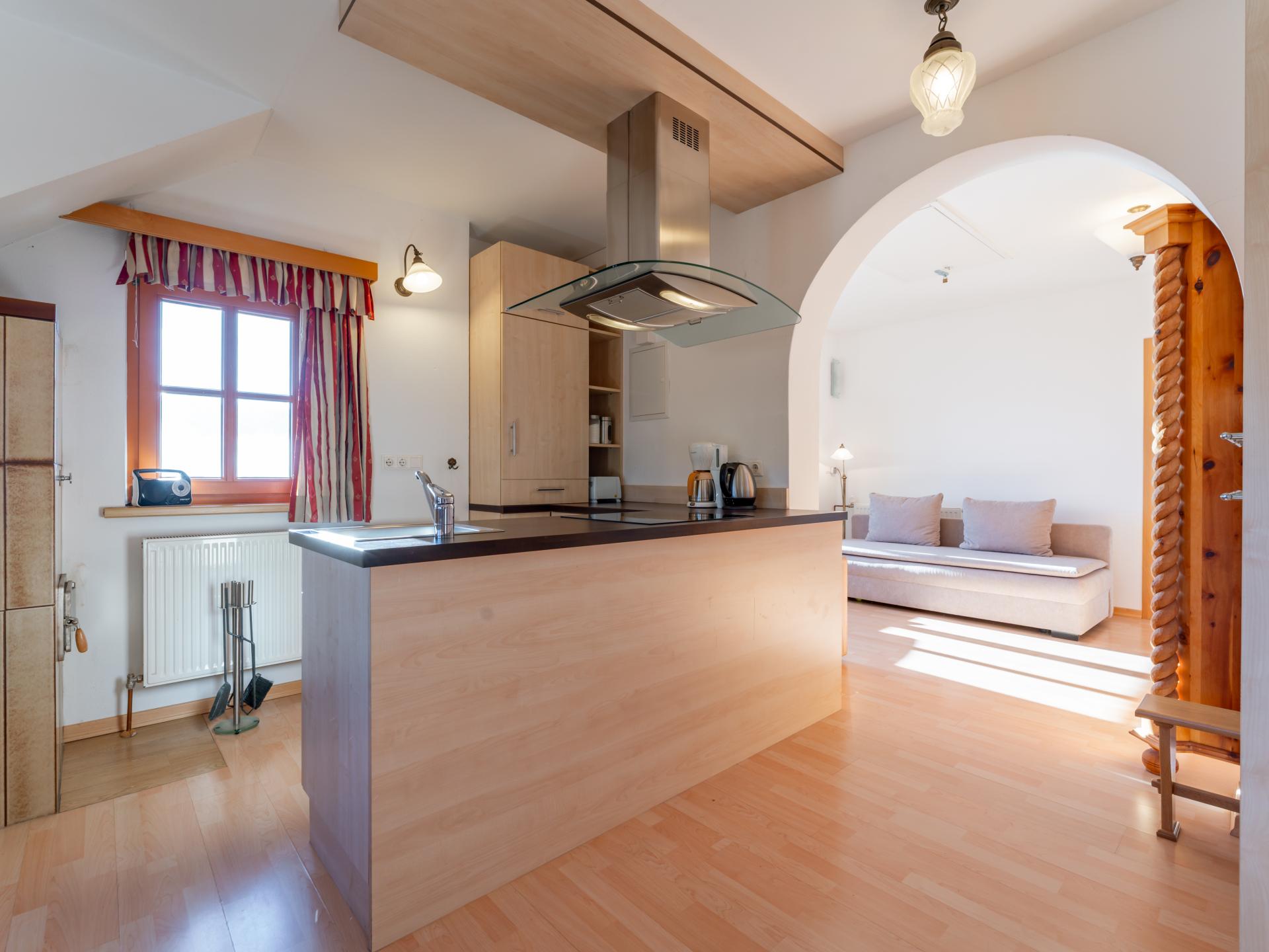 Op 500 m van de piste: knus appartement in centrum Mariapfarr - foto 5