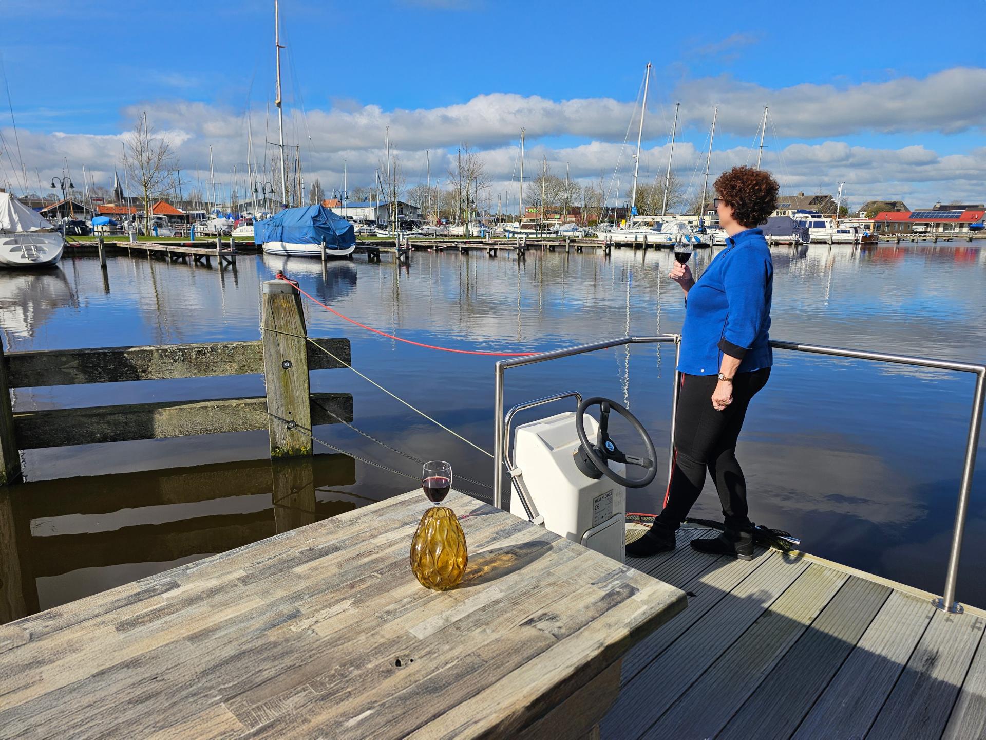 Luxe houseboat in sfeervolle jachthaven van Heeg, Friesland - foto 16