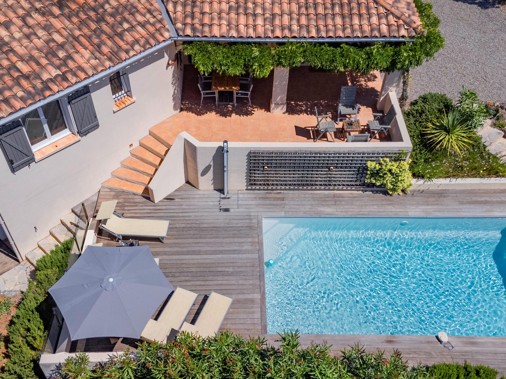Vrijstaande luxe villa in centrum Caunes-Minervois met zwembad - foto 7