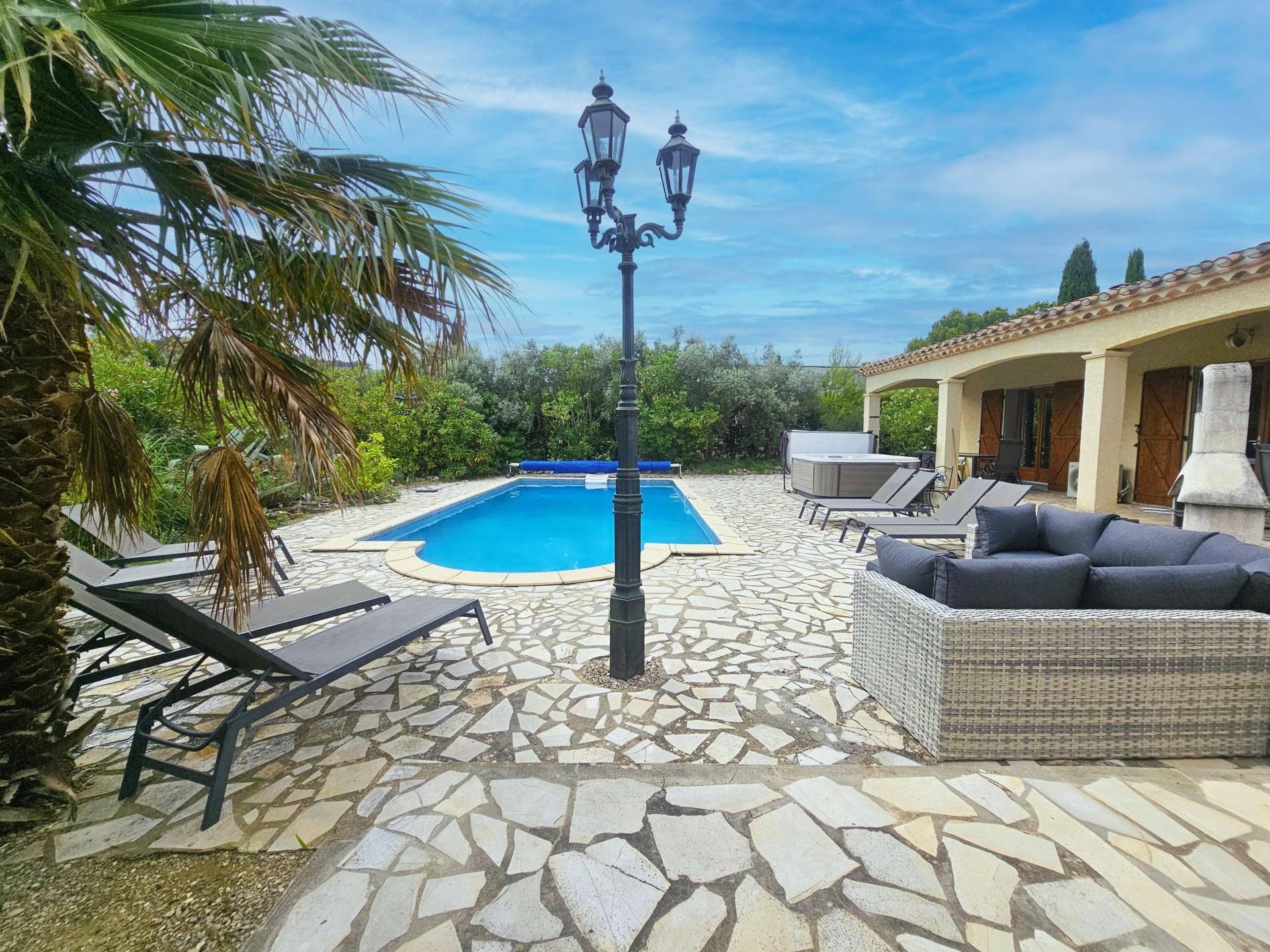 10-persoons villa in centrum Félines-Minervois met zwembad - foto 11