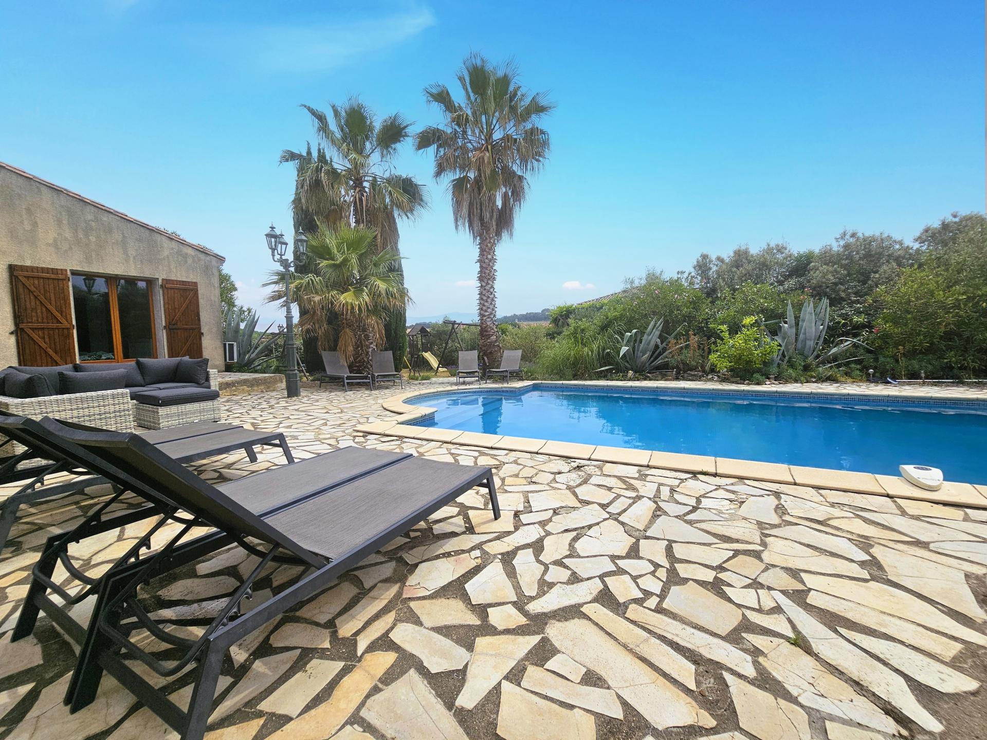 10-persoons villa in centrum Félines-Minervois met zwembad - foto 13