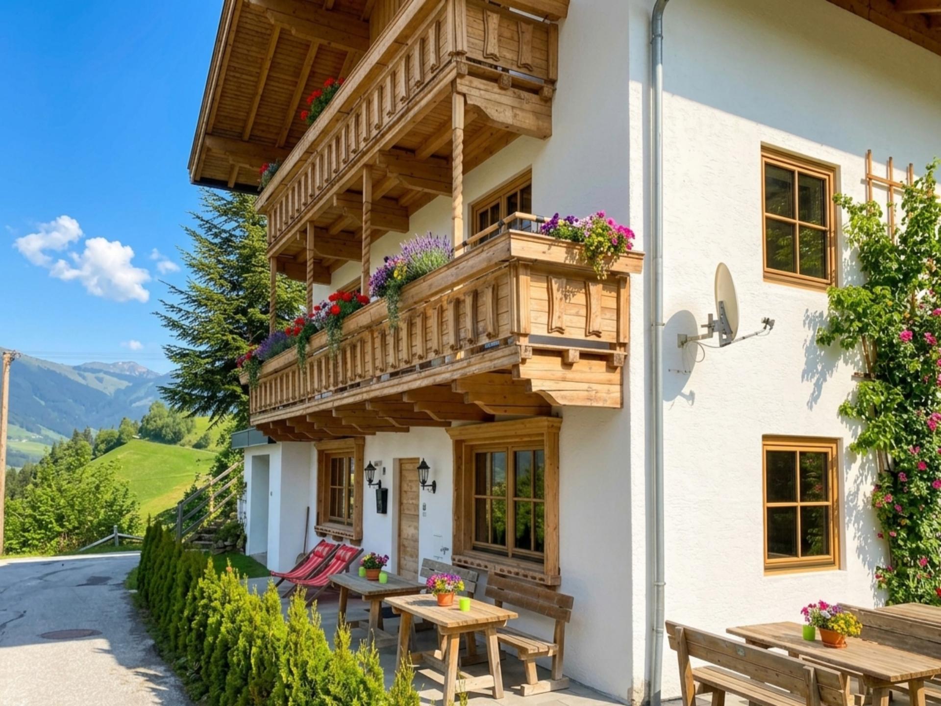 Luxe chalet voor 18 personen op 400m van skilift KitzSki in Hollersbach - foto 11