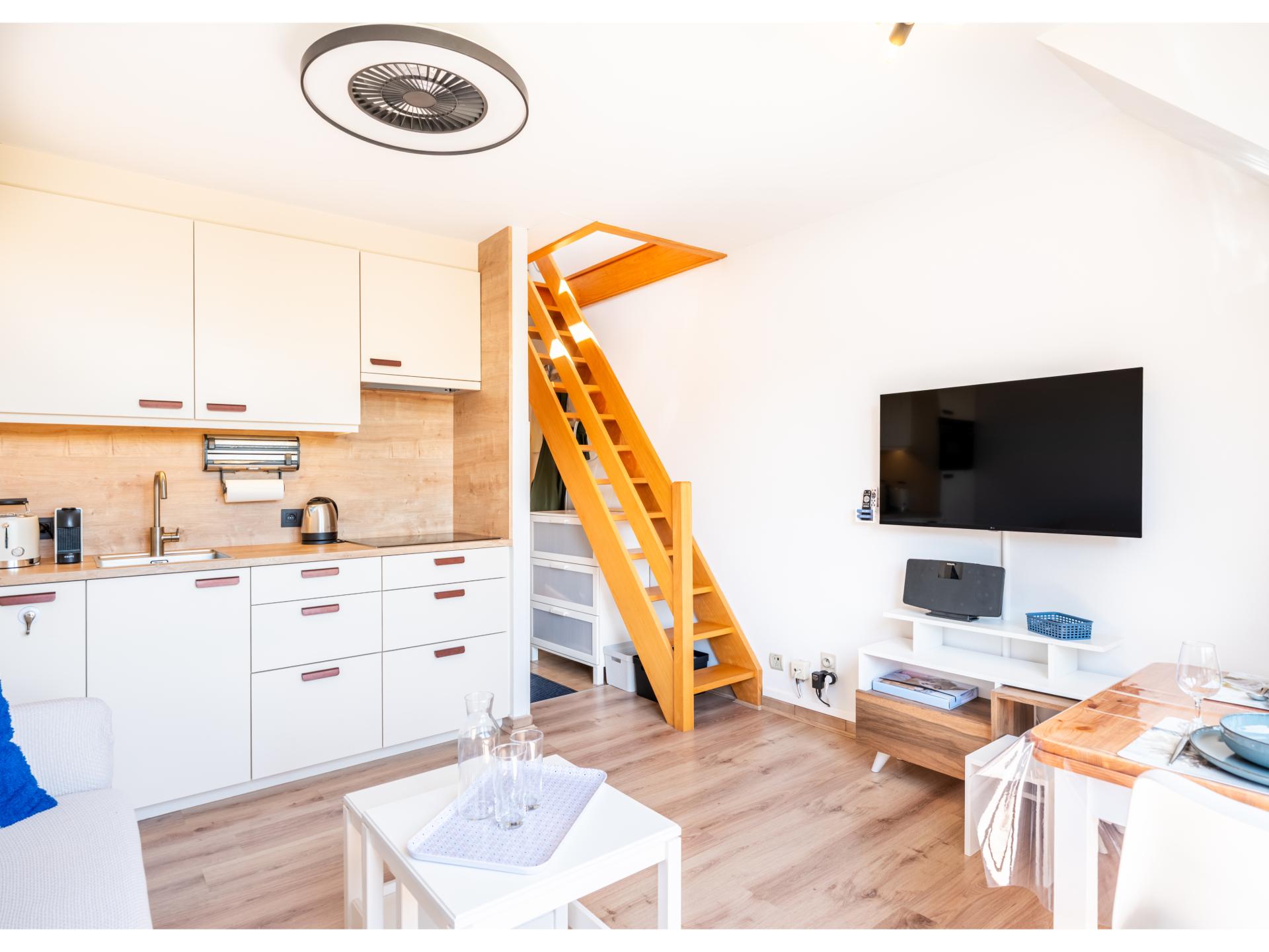 Op 700 m van zee: modern 2-persoons appartement in centrum Koksijde - foto 5